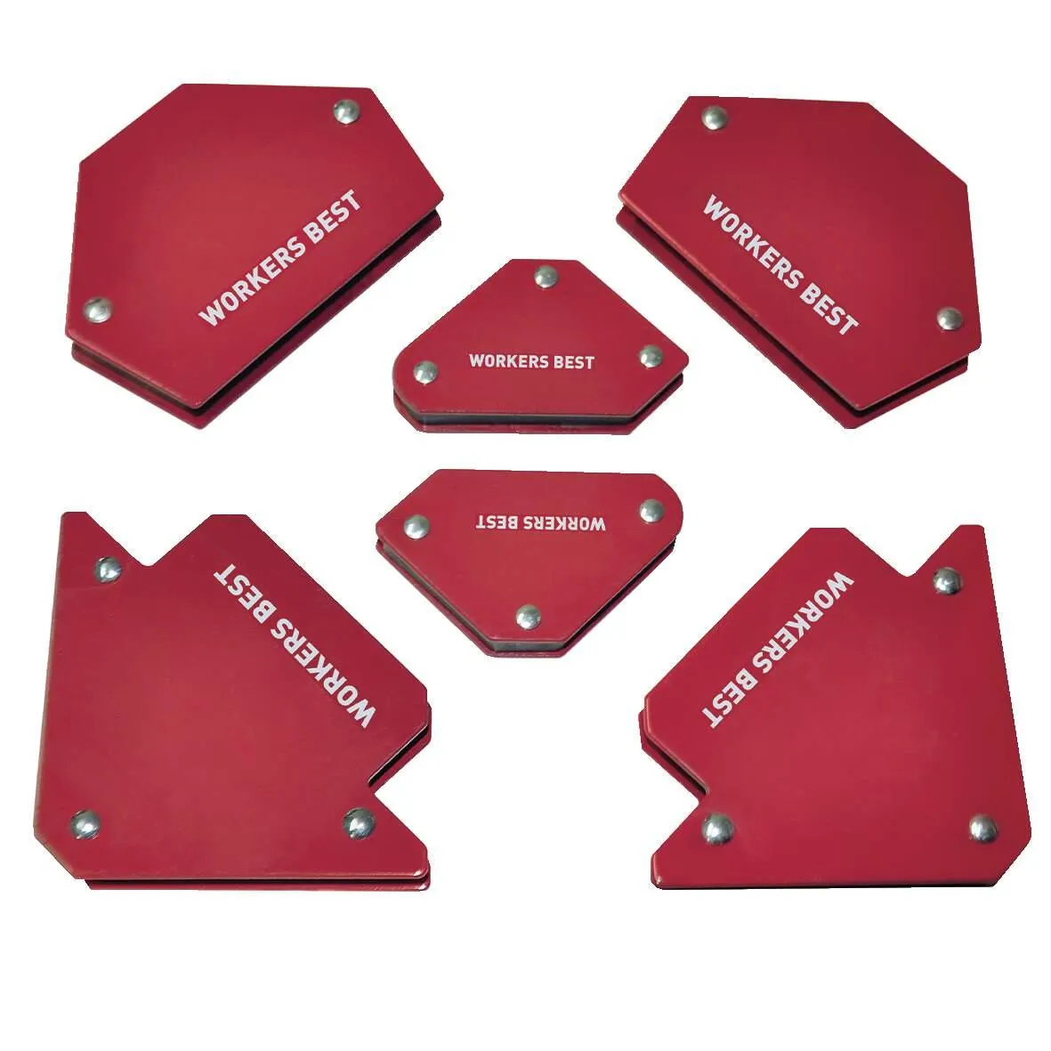 Schweißmagneten-Set 6tlg. 3 Größen