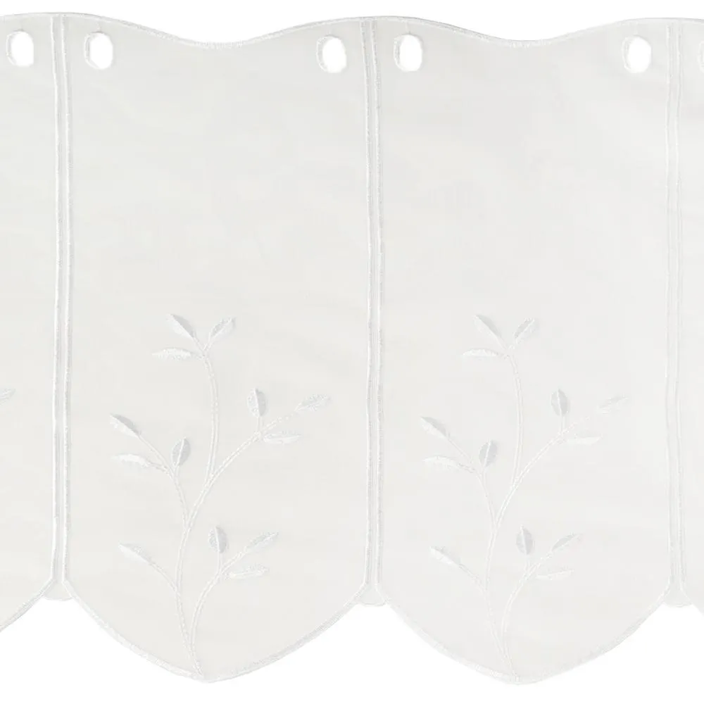 REITER Kurzgardine bestickt