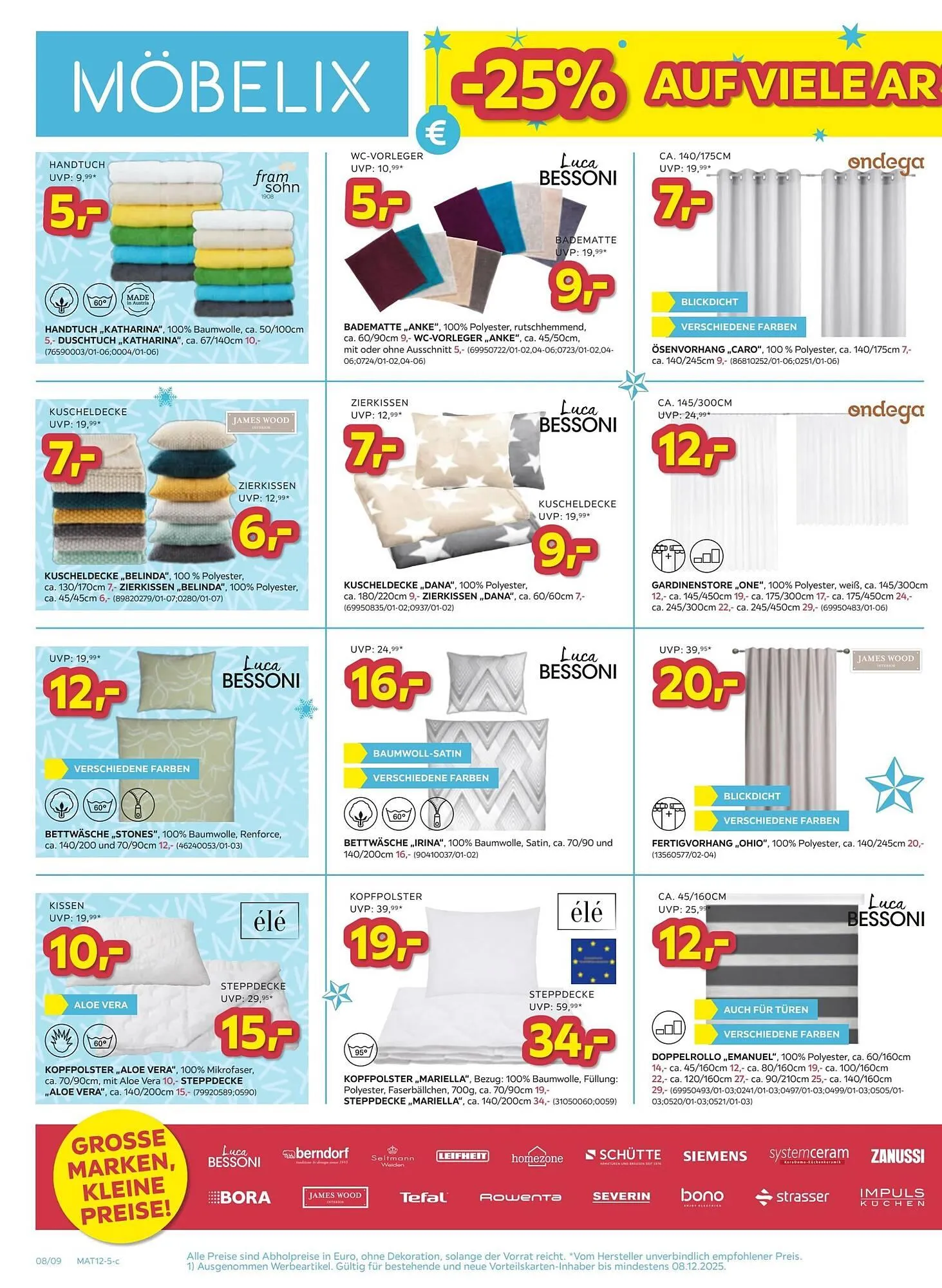 Möbelix Prospekt von 2. Dezember bis 8. Dezember 2025 - Flugblätt seite  8