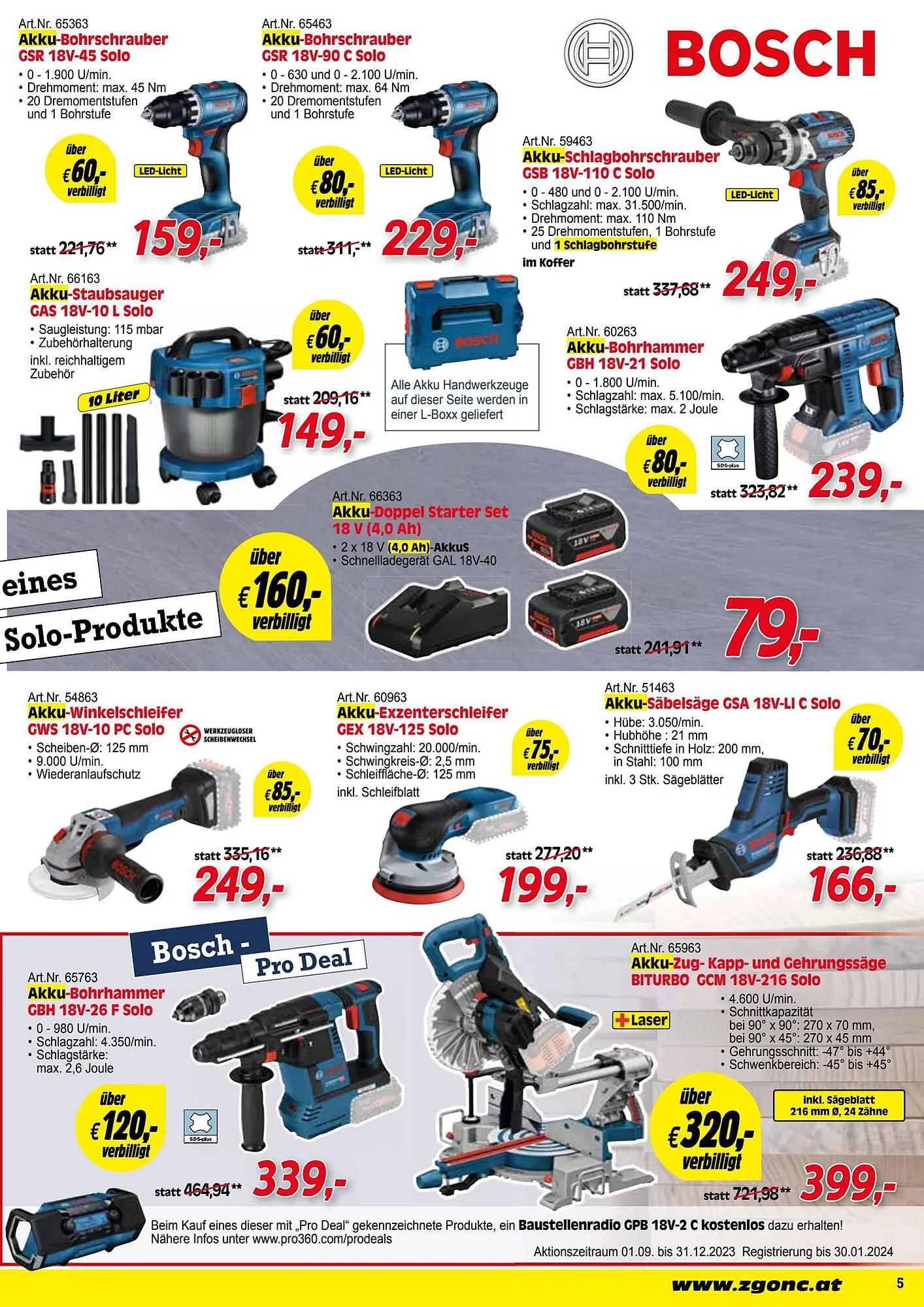 Zgonc Flugblatt von 20. September bis 31. Oktober 2023 - Flugblätt seite 5