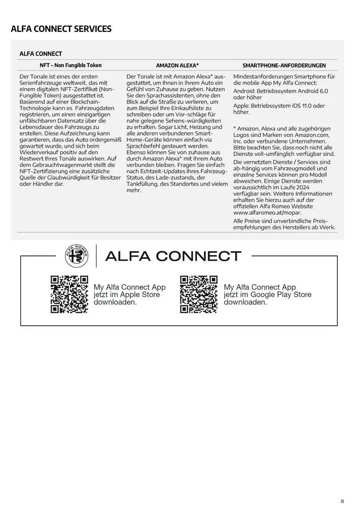 Alfa Romeo Tonale von 24. Juli bis 24. Juli 2025 - Flugblätt seite  8