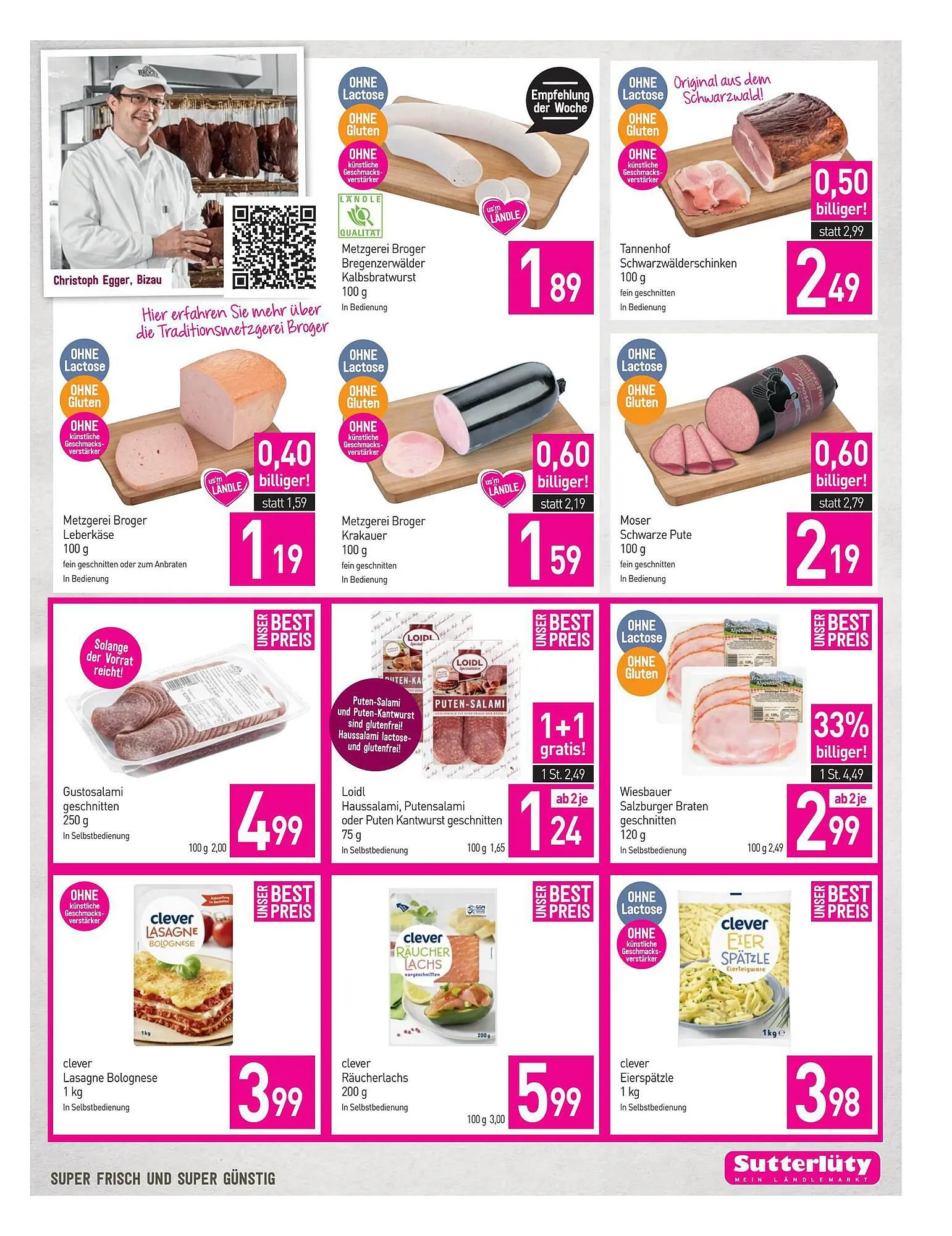 Sutterlüty Flugblatt von 31. August bis 6. September 2023 - Flugblätt seite 7