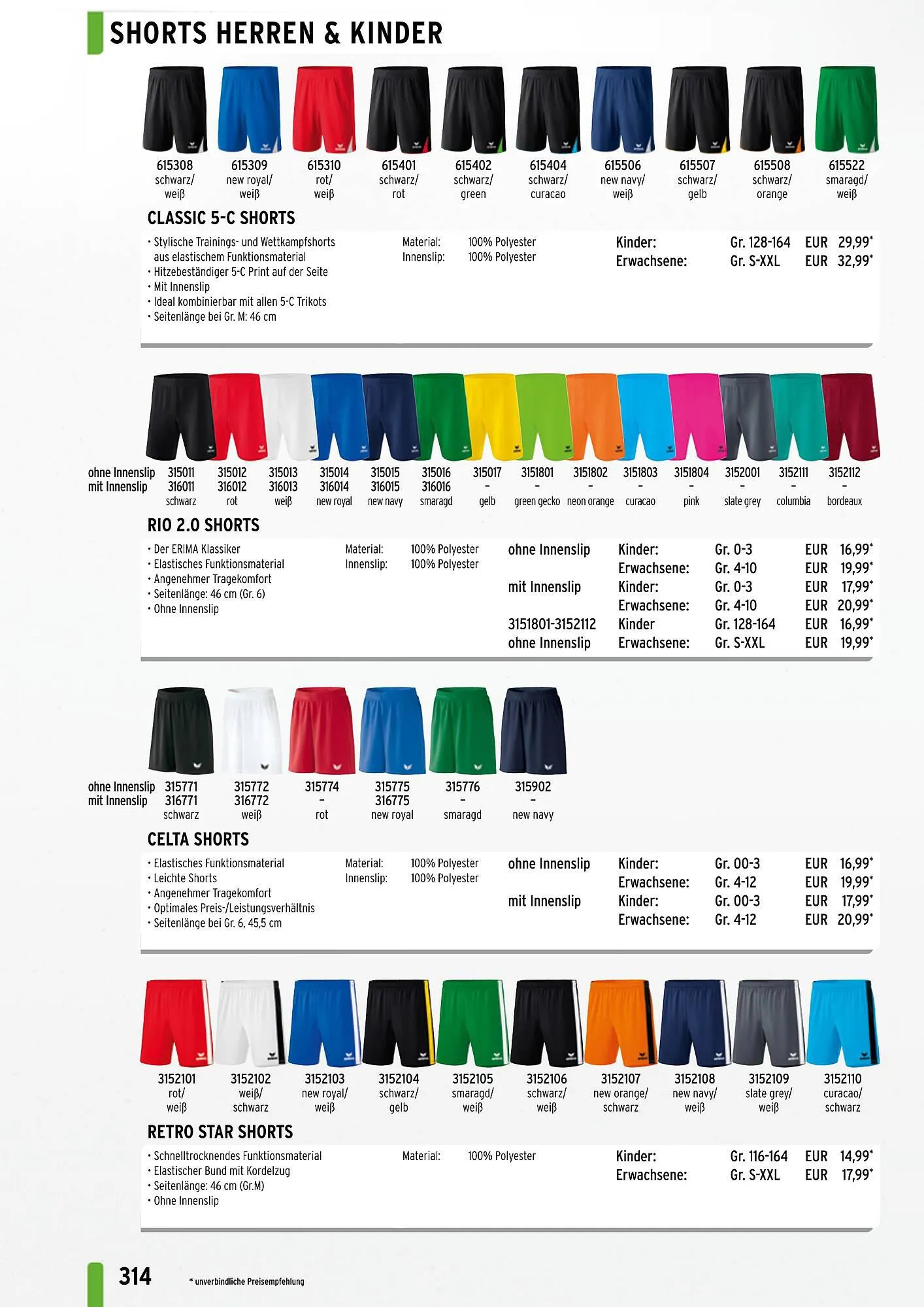 ERIMA Flugblatt von 2. Jänner bis 31. Dezember 2024 - Flugblätt seite  314