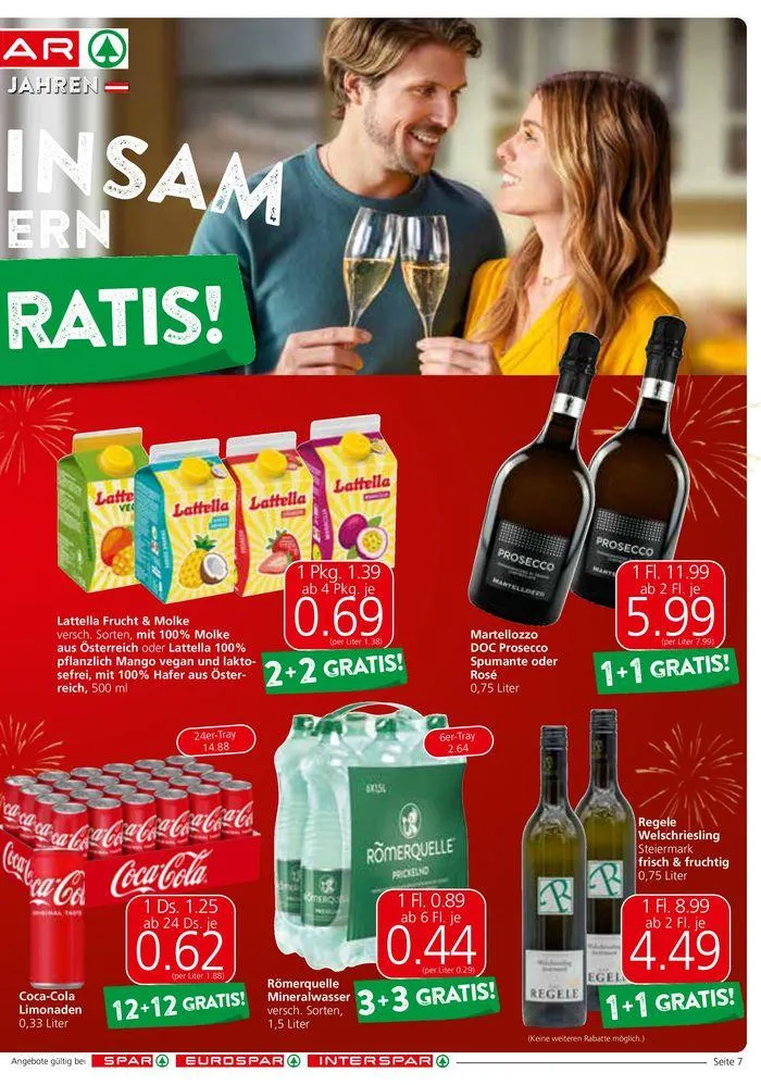 Spar flugblatt von 31. Juli bis 14. August 2024 - Flugblätt seite 7