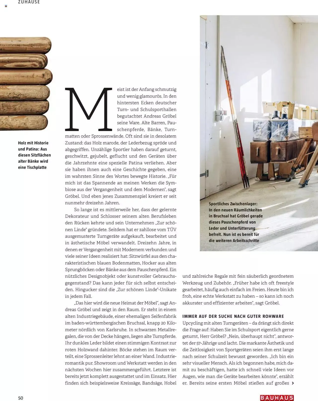 Bauhaus passt! Magazin von 24. Jänner bis 31. Dezember 2023 - Flugblätt seite 50