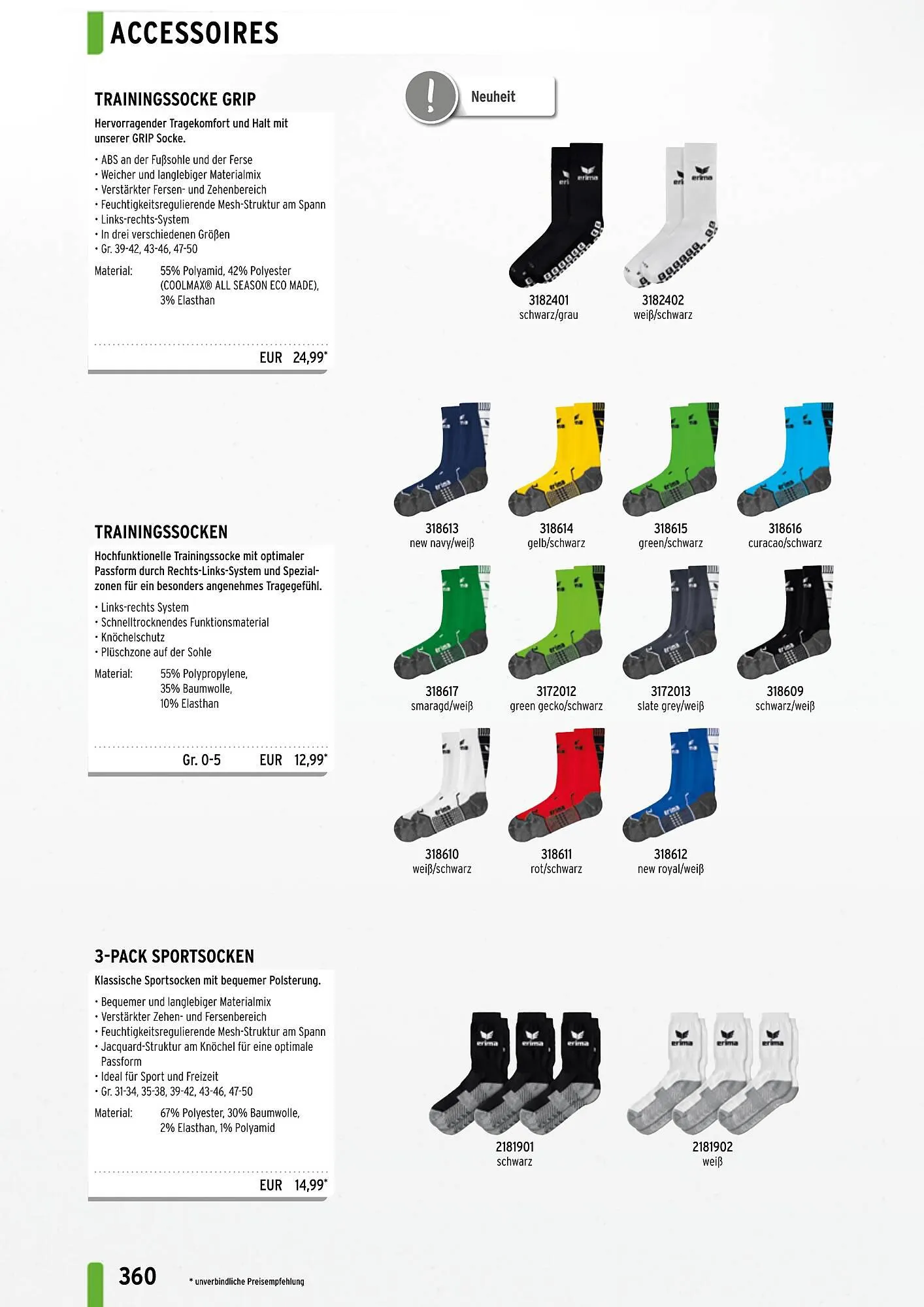 ERIMA Flugblatt von 2. Jänner bis 31. Dezember 2024 - Flugblätt seite  360