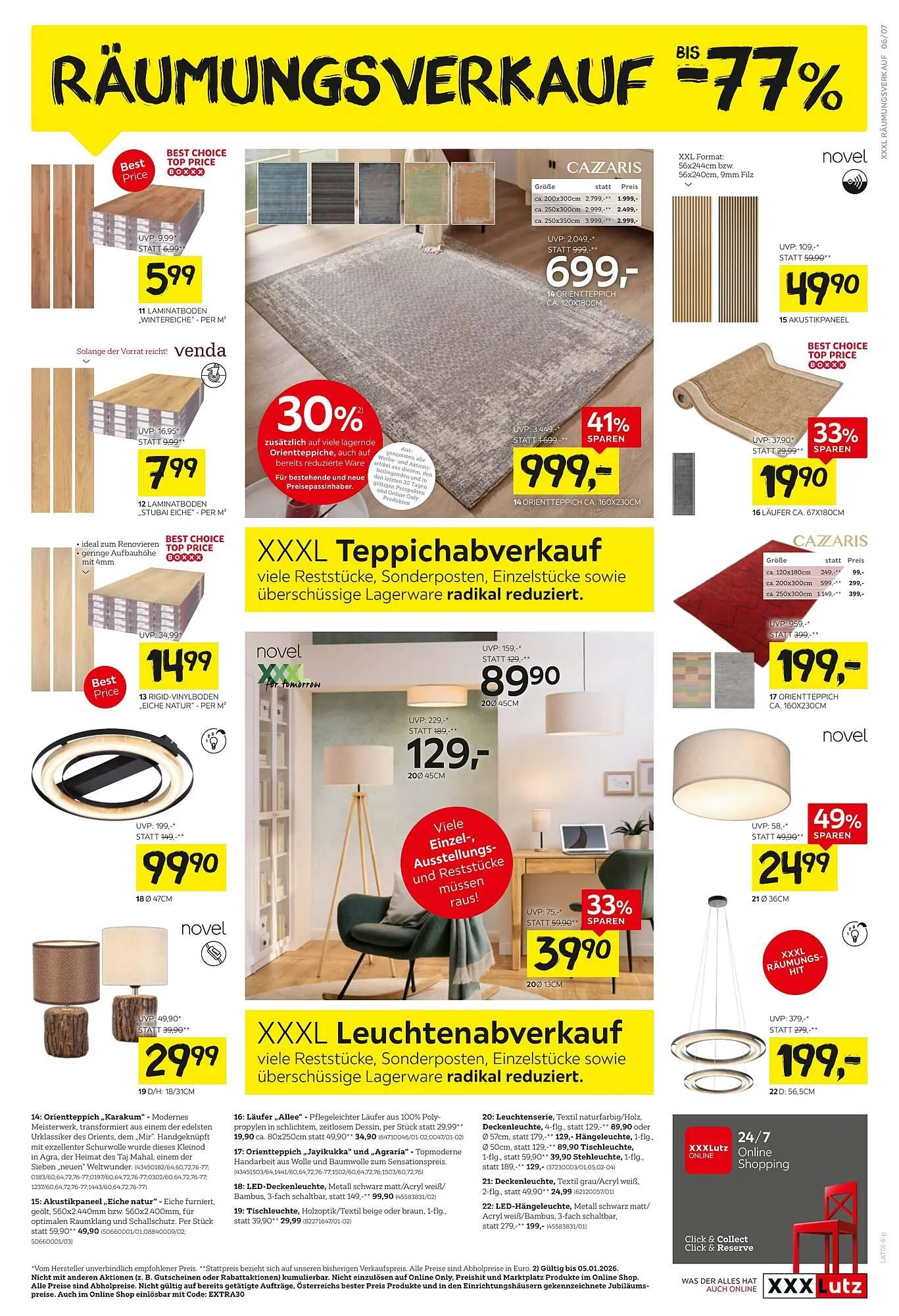 XXXLutz Prospekt von 29. Dezember bis 5. Jänner 2026 - Flugblätt seite 7