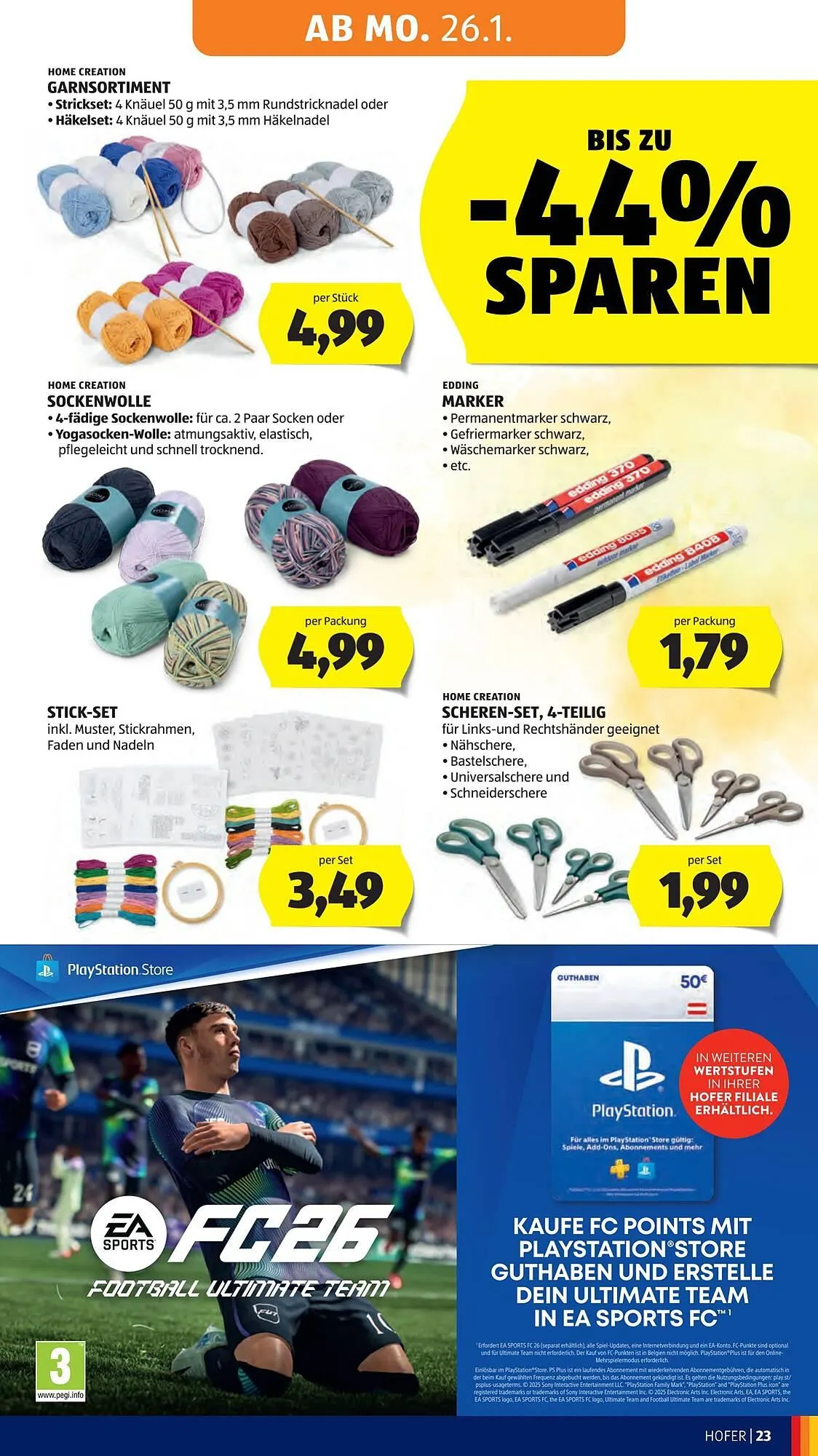 Hofer Flugblatt von 23. Jänner bis 30. Jänner 2026 - Flugblätt seite  27