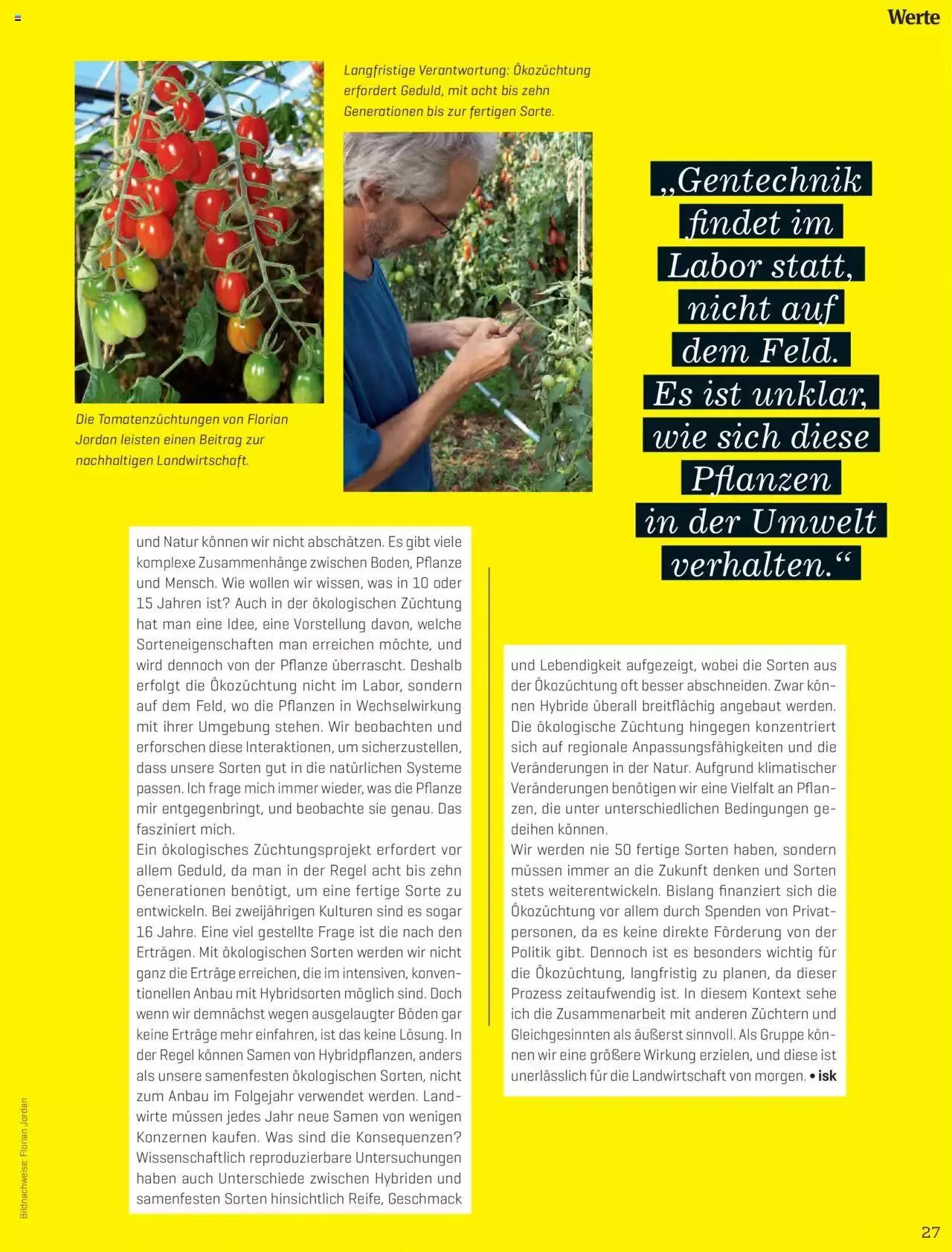 Denns BioMarkt KREO Magazin von 14. Februar bis 3. März 2024 - Flugblätt seite  27