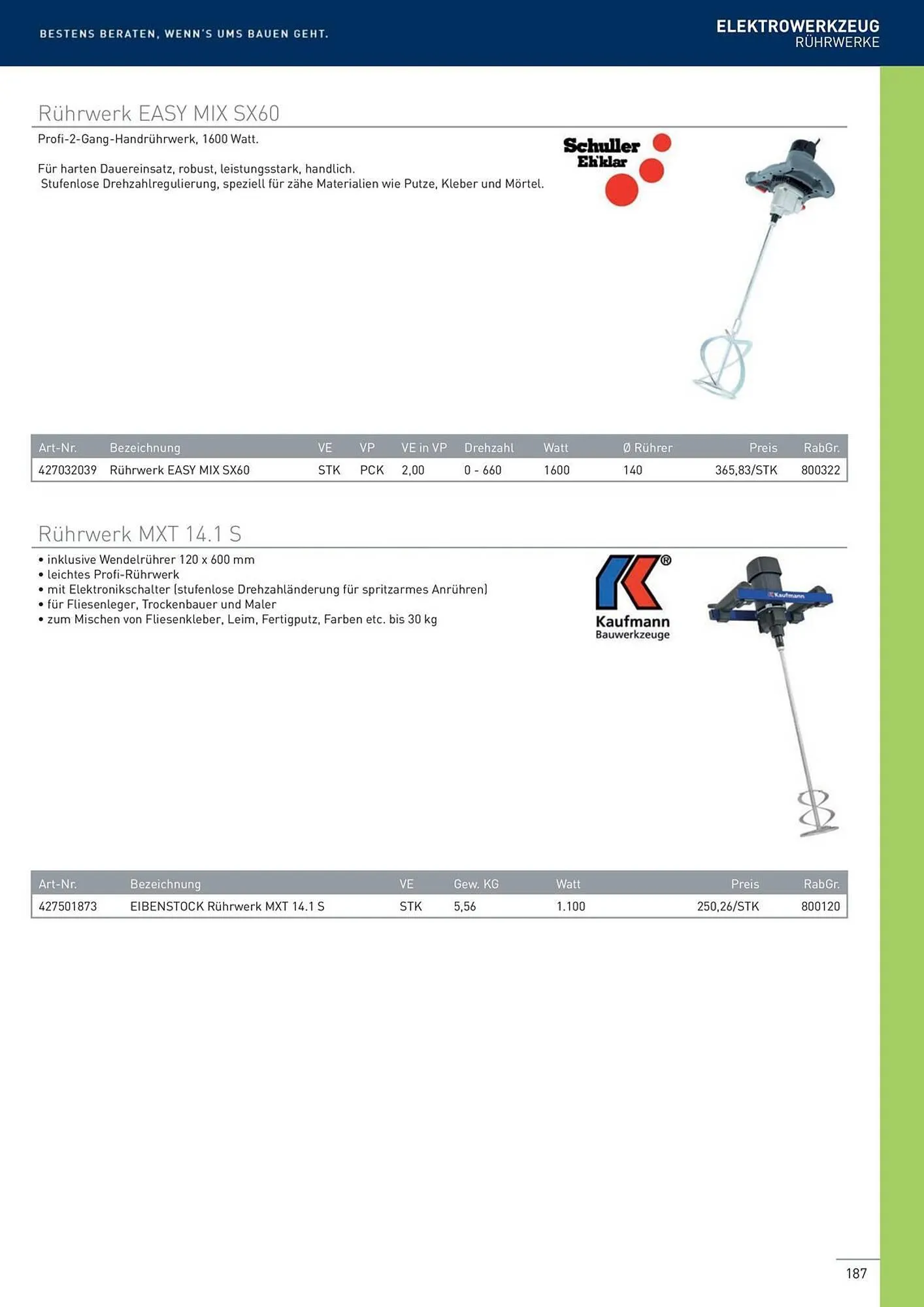 Würth Flugblatt von 22. Februar bis 31. Dezember 2024 - Flugblätt seite 187