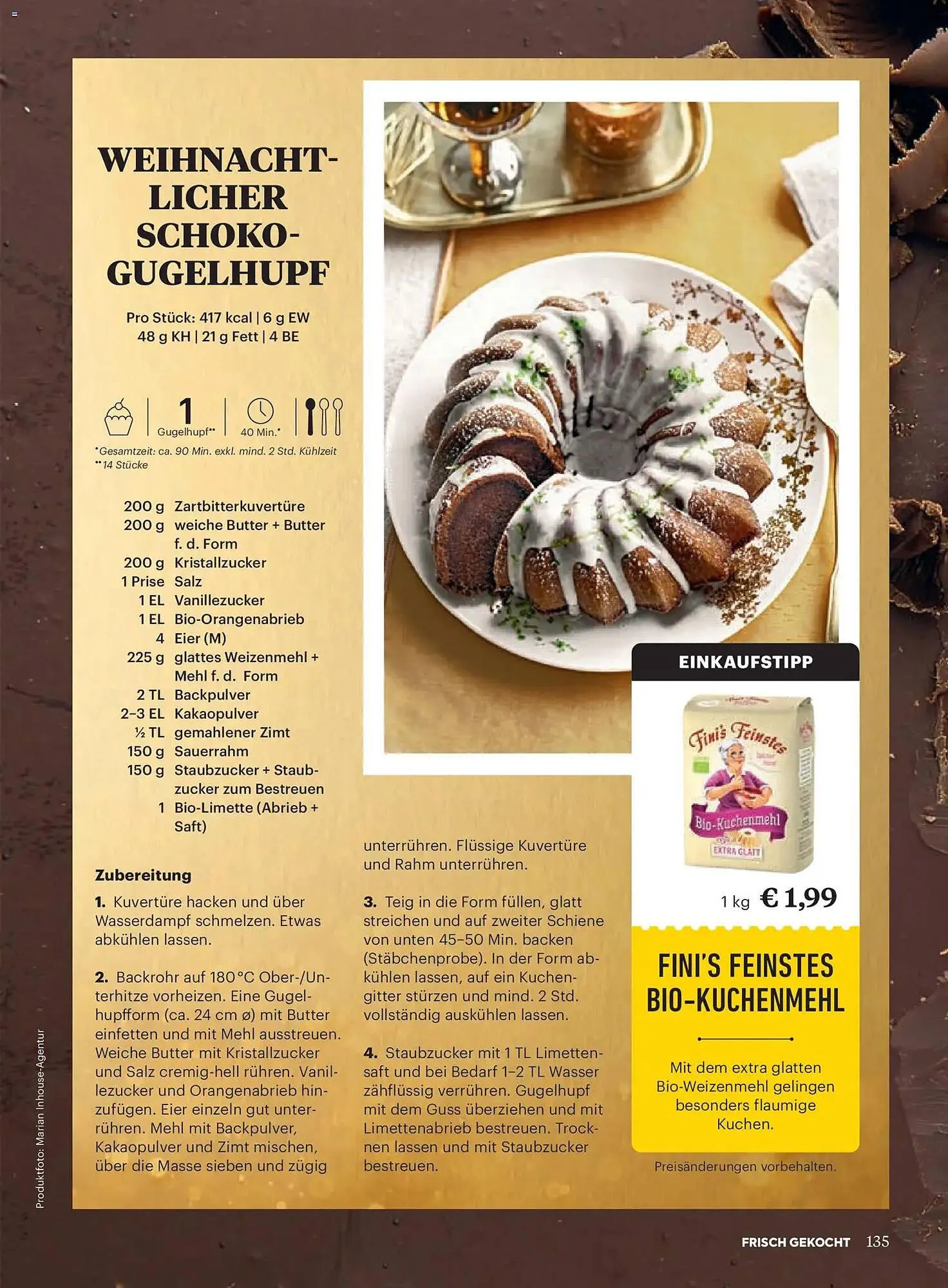 Billa Flugblatt von 1. Dezember bis 31. Dezember 2025 - Flugblätt seite  135