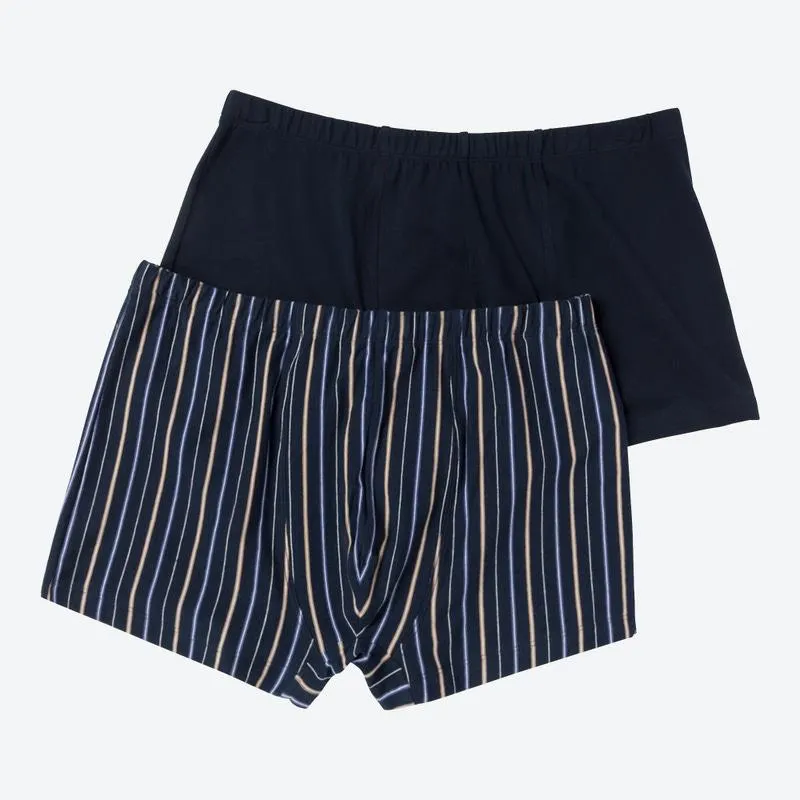 Herren-Retroshorts mit Längsstreifen, 2er-Pack