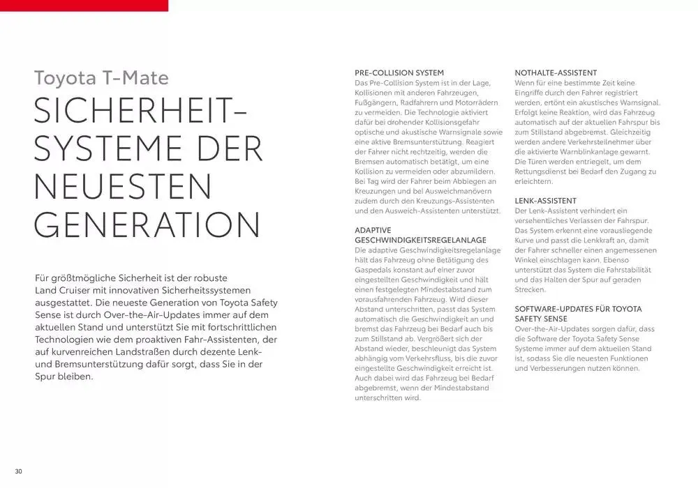 Toyota Land Cruiser von 12. Februar bis 12. Februar 2026 - Flugblätt seite 30