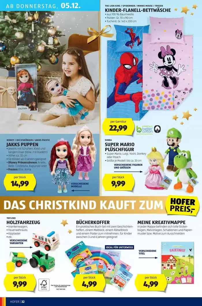 Blättern Sie online im HOFER Flugblatt von 27. November bis 11. Dezember 2024 - Flugblätt seite 36