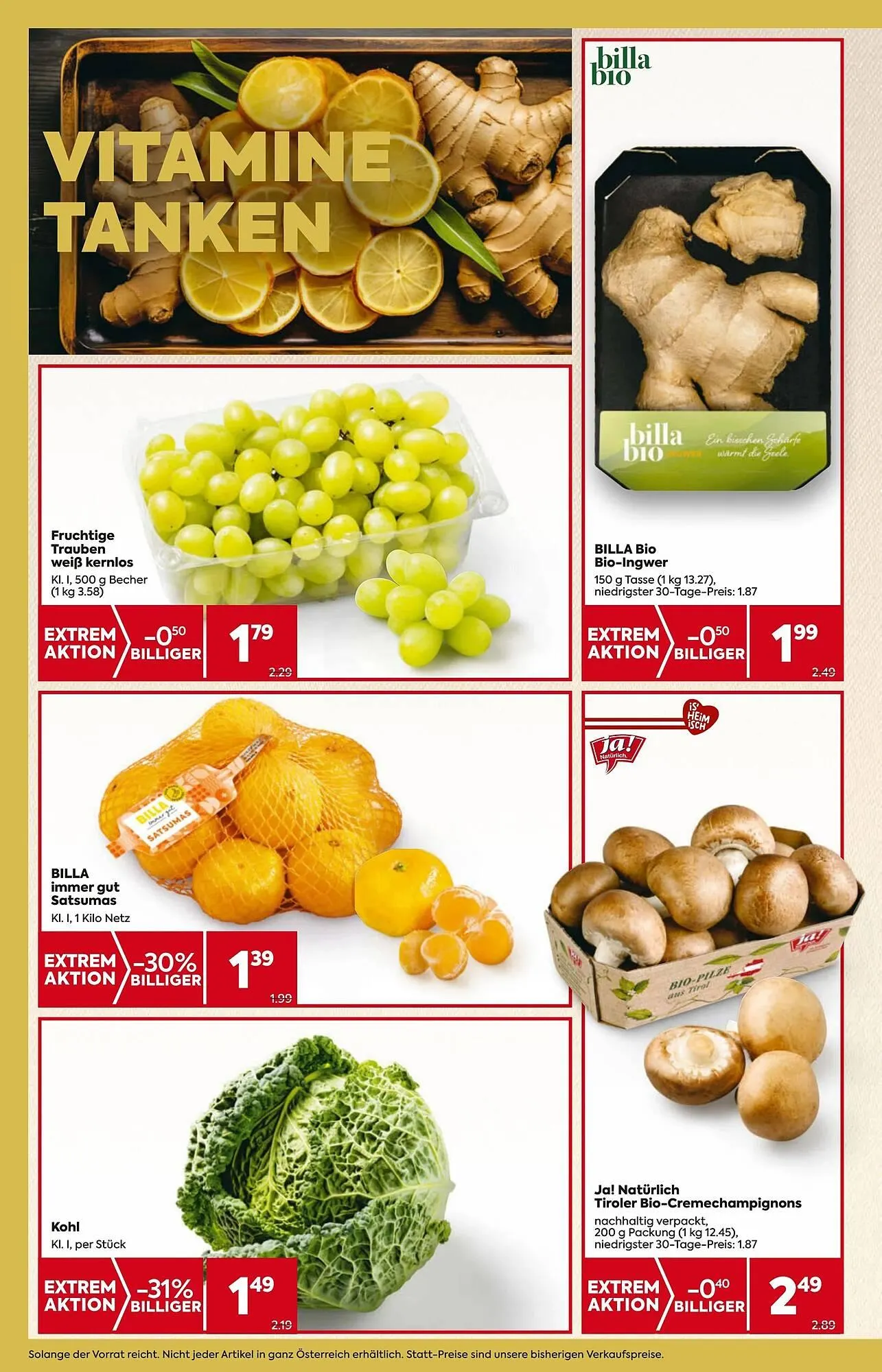 Billa Flugblatt von 13. November bis 19. November 2025 - Flugblätt seite 10