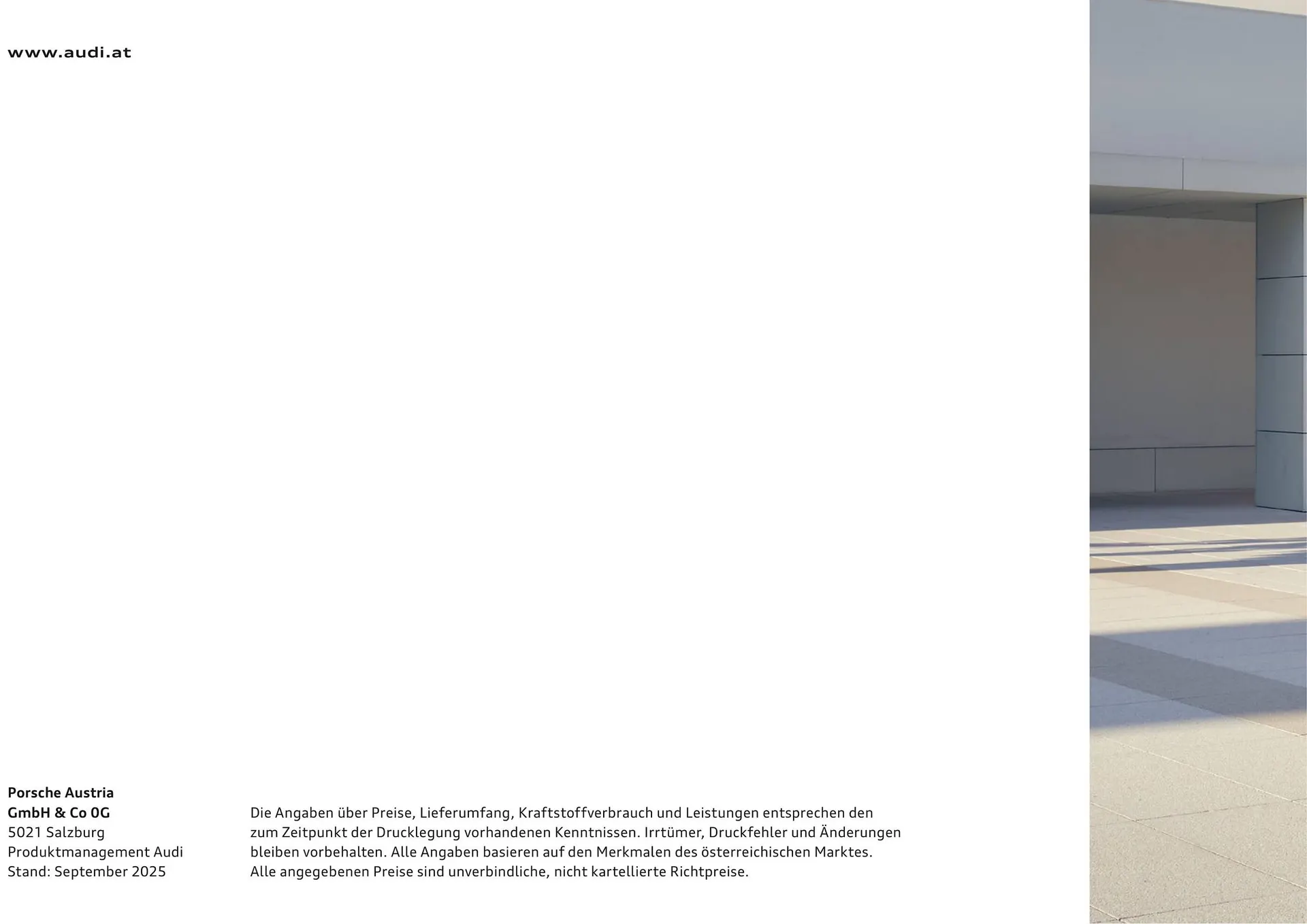 Audi Flugblatt von 20. November bis 22. Juli 2026 - Flugblätt seite 21