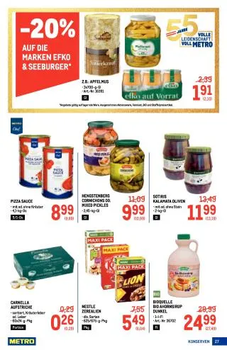 METRO Flugblatt Food - Profi von 9. Juli bis 22. Juli 2026 - Flugblätt seite 27