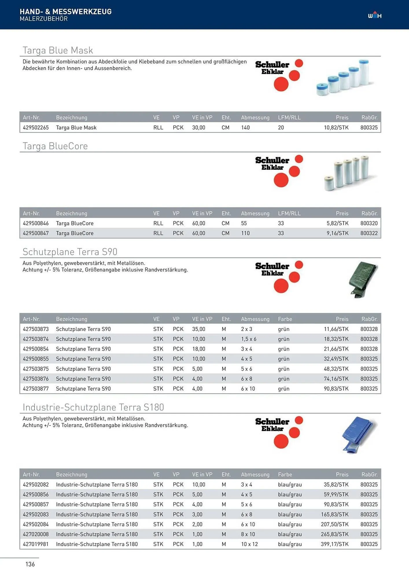Würth Flugblatt von 22. Februar bis 31. Dezember 2024 - Flugblätt seite  136