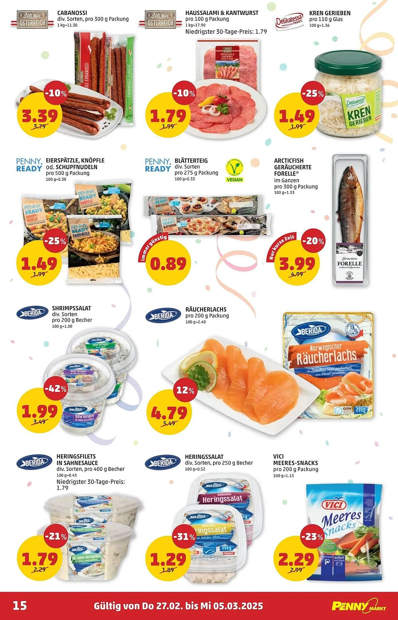 PENNY Flugblatt von 27. Februar bis 5. März 2025 - Flugblätt seite 15