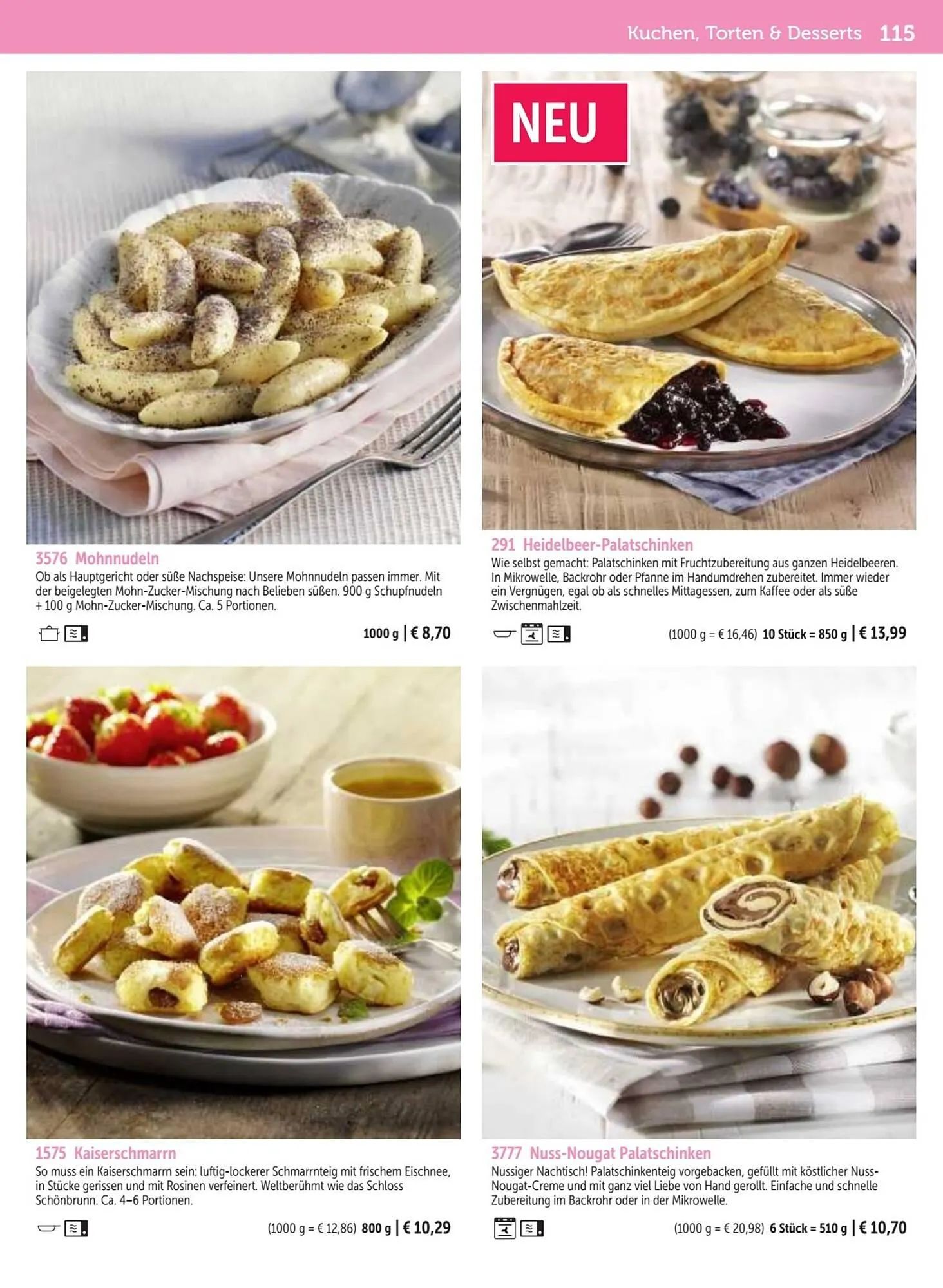 Bofrost Flugblatt von 25. September bis 29. Februar 2024 - Flugblätt seite  115