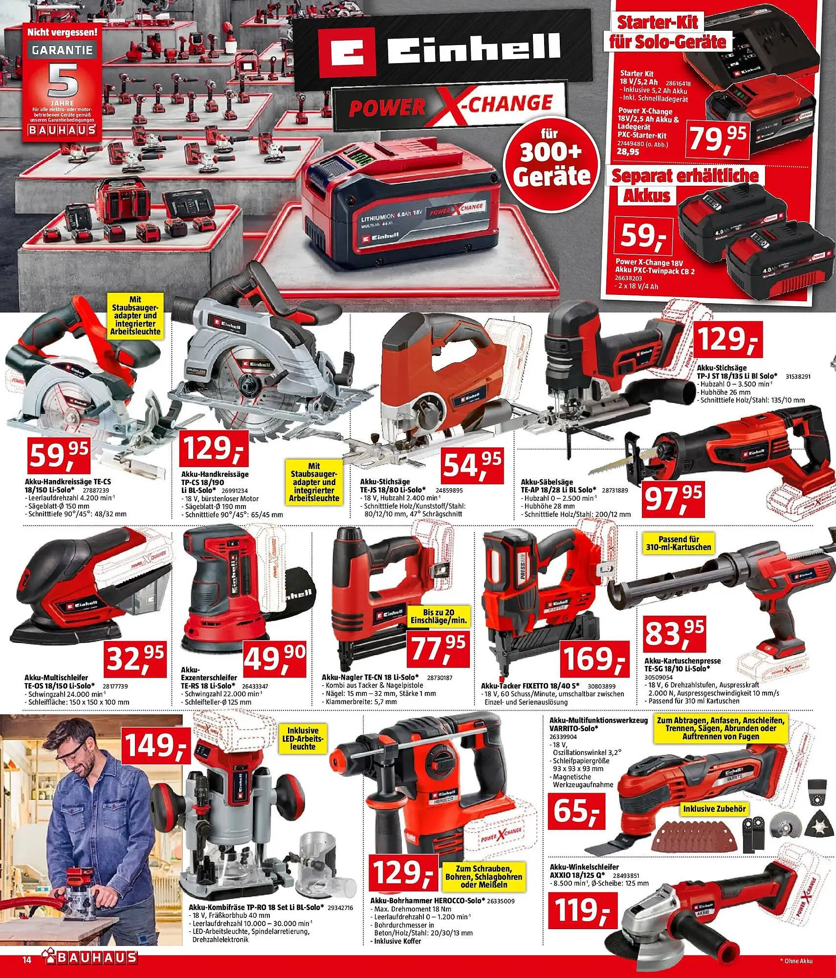 Bauhaus Flugblatt von 3. Dezember bis 31. Dezember 2025 - Flugblätt seite  14