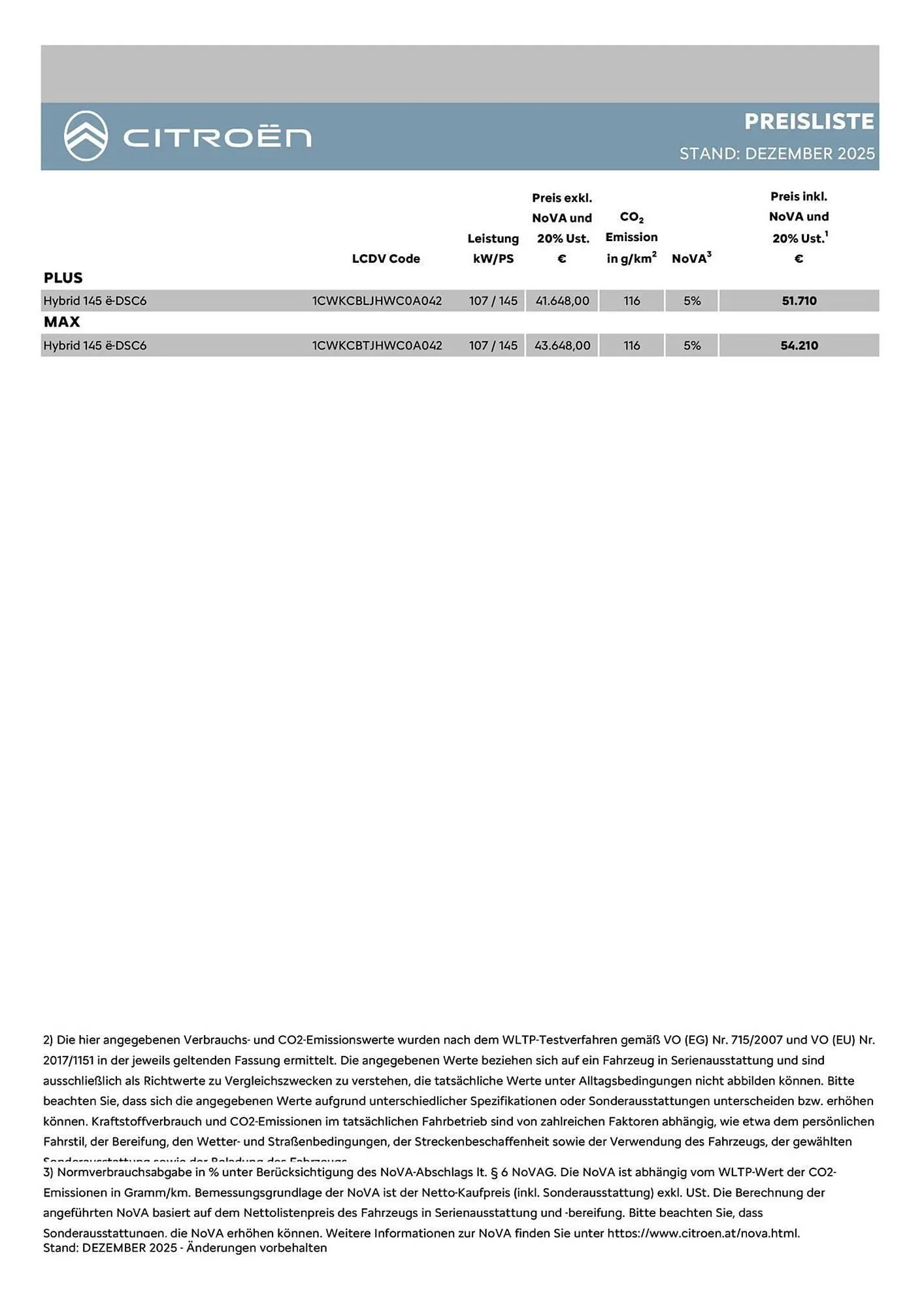 Citroen Flugblatt von 1. Dezember bis 31. Dezember 2025 - Flugblätt seite 2