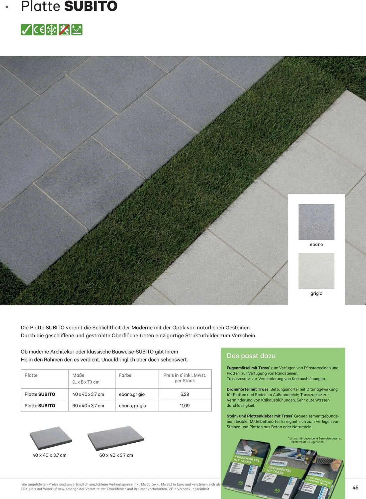 Lagerhaus Flugblatt von 2. März bis 31. Dezember 2023 - Flugblätt seite  45