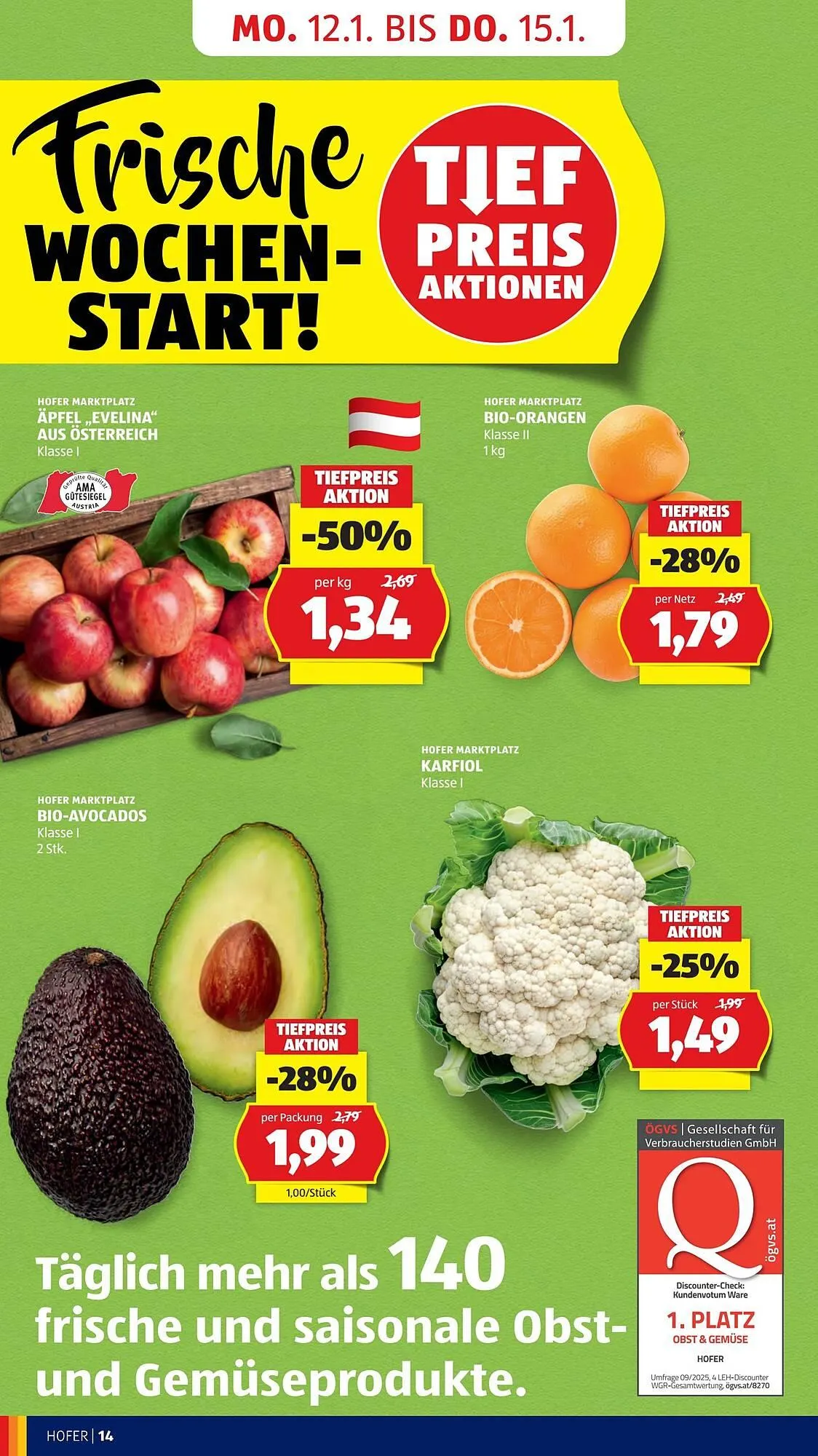 Hofer Flugblatt von 9. Jänner bis 15. Jänner 2026 - Flugblätt seite  16