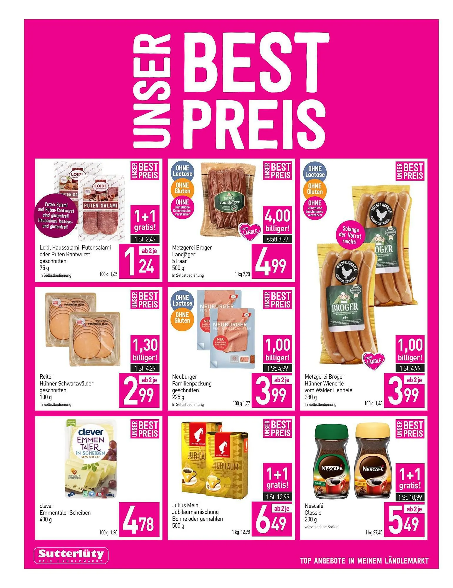 Sutterlüty Flugblatt von 7. September bis 12. September 2023 - Flugblätt seite  10