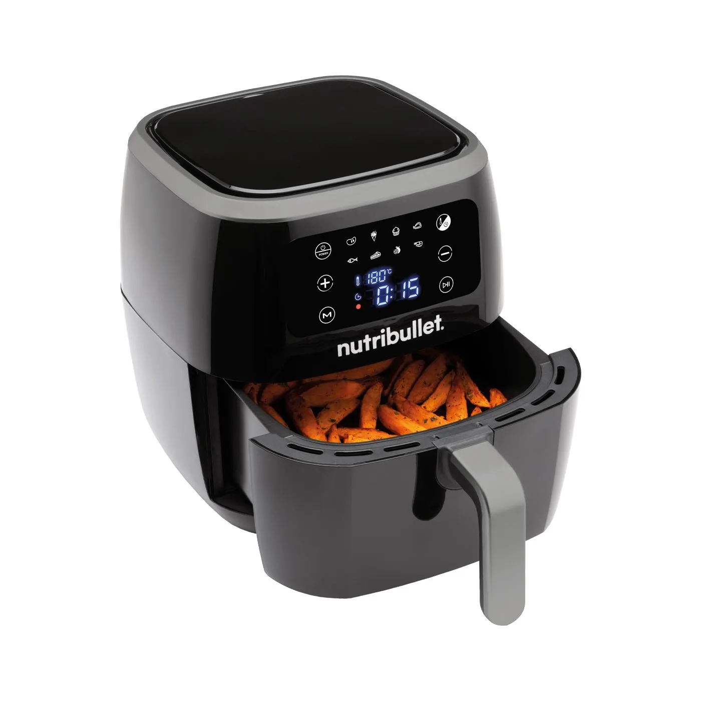 NutriBullet NBA071B Heißluft-Fritteuse XXL 7 Liter