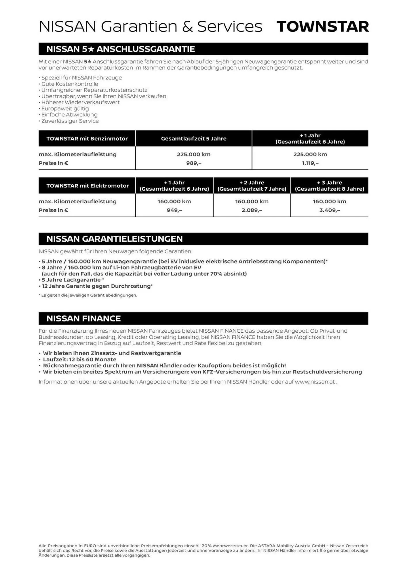 Nissan Flugblatt von 1. September bis 12. Jänner 2026 - Flugblätt seite  6