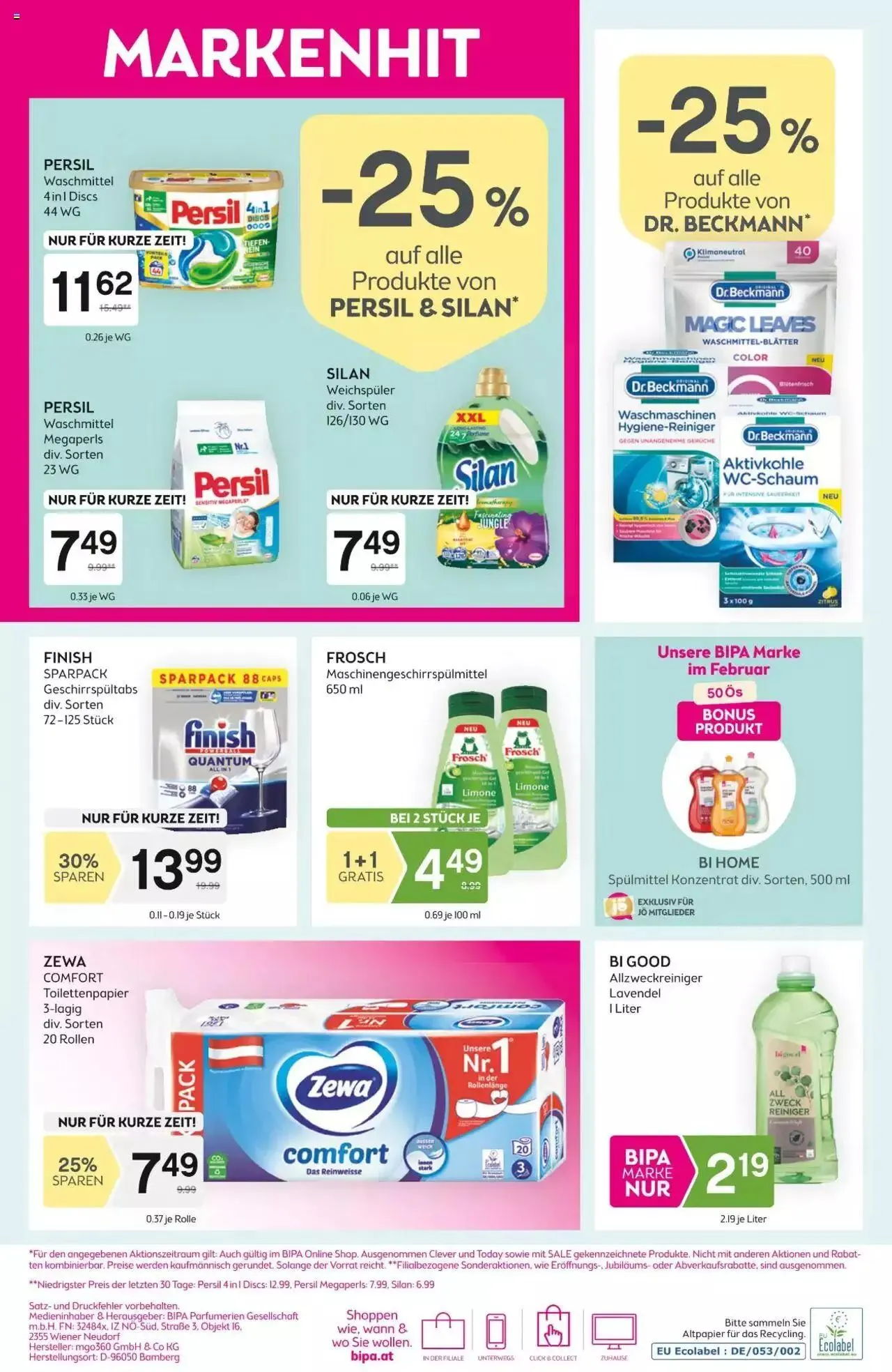 Bipa Flugblatt von 1. Februar bis 15. Februar 2024 - Flugblätt seite  13