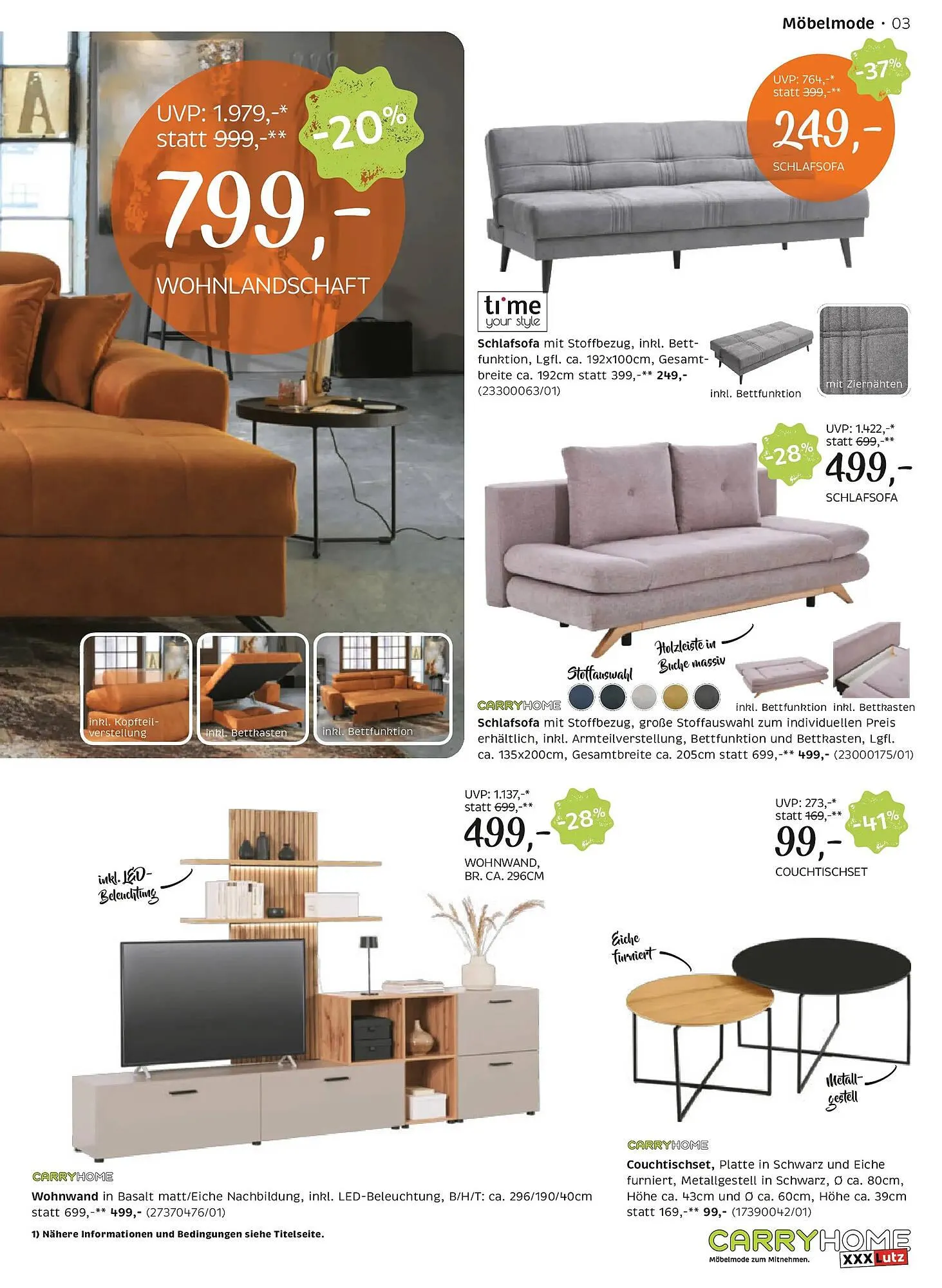 XXXLutz Prospekt von 7. April bis 21. April 2026 - Flugblätt seite  3