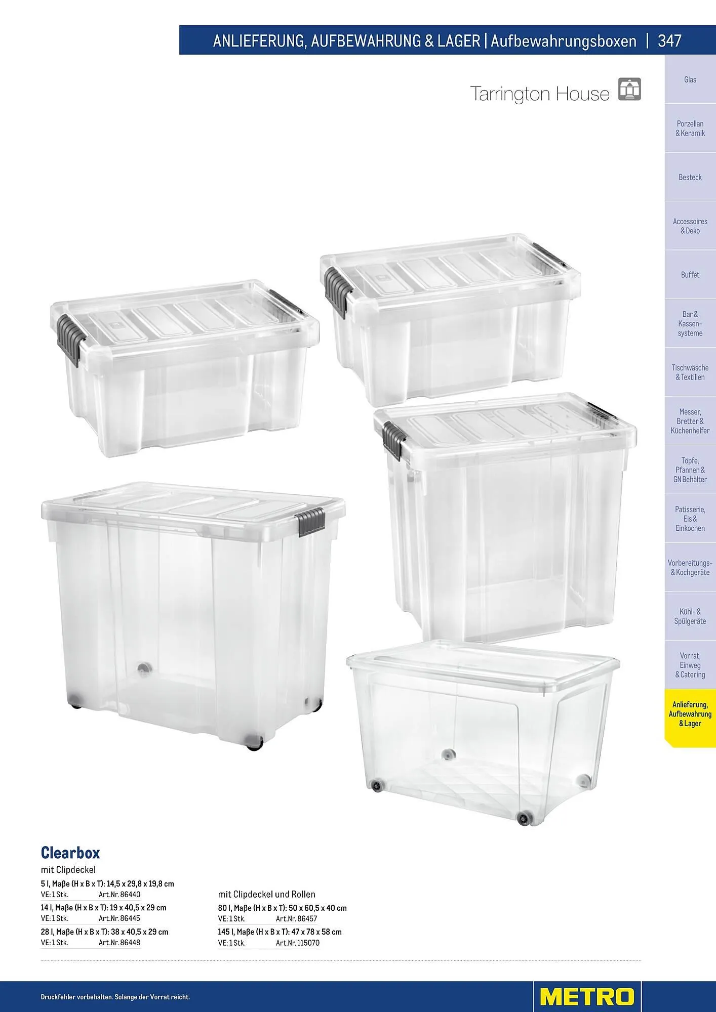 Metro Flugblatt von 25. März bis 31. Dezember 2026 - Flugblätt seite  347