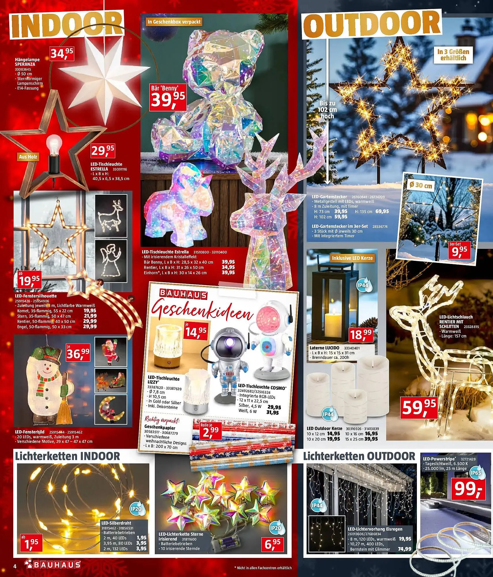 Bauhaus Flugblatt von 3. Dezember bis 31. Dezember 2025 - Flugblätt seite  4