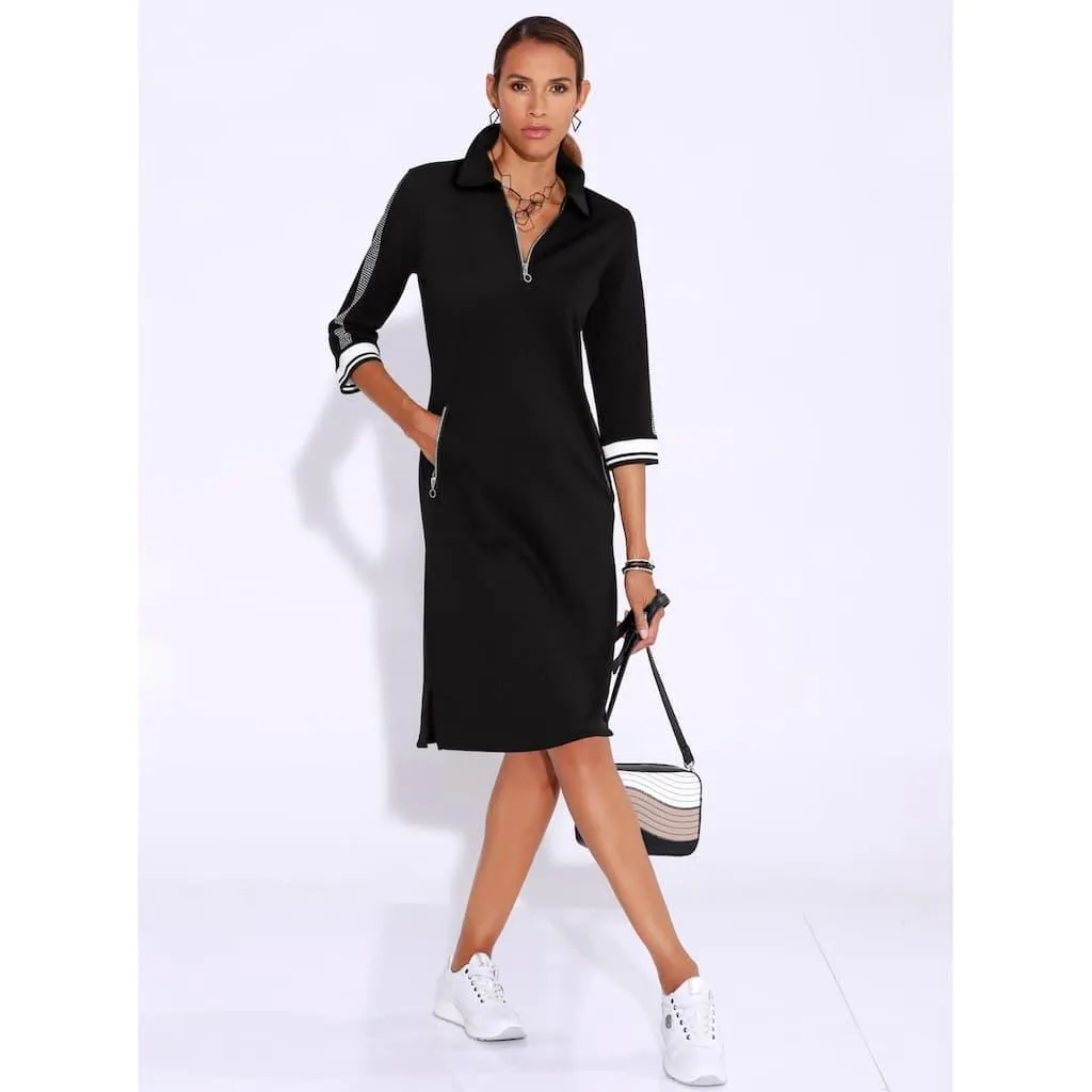 creation L Shirtkleid »Modal-Mix-Kleid« Reißverschlusstasche