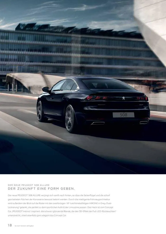 Der Neue Peugeot 508 von 12. Juni bis 12. Juni 2024 - Flugblätt seite 18
