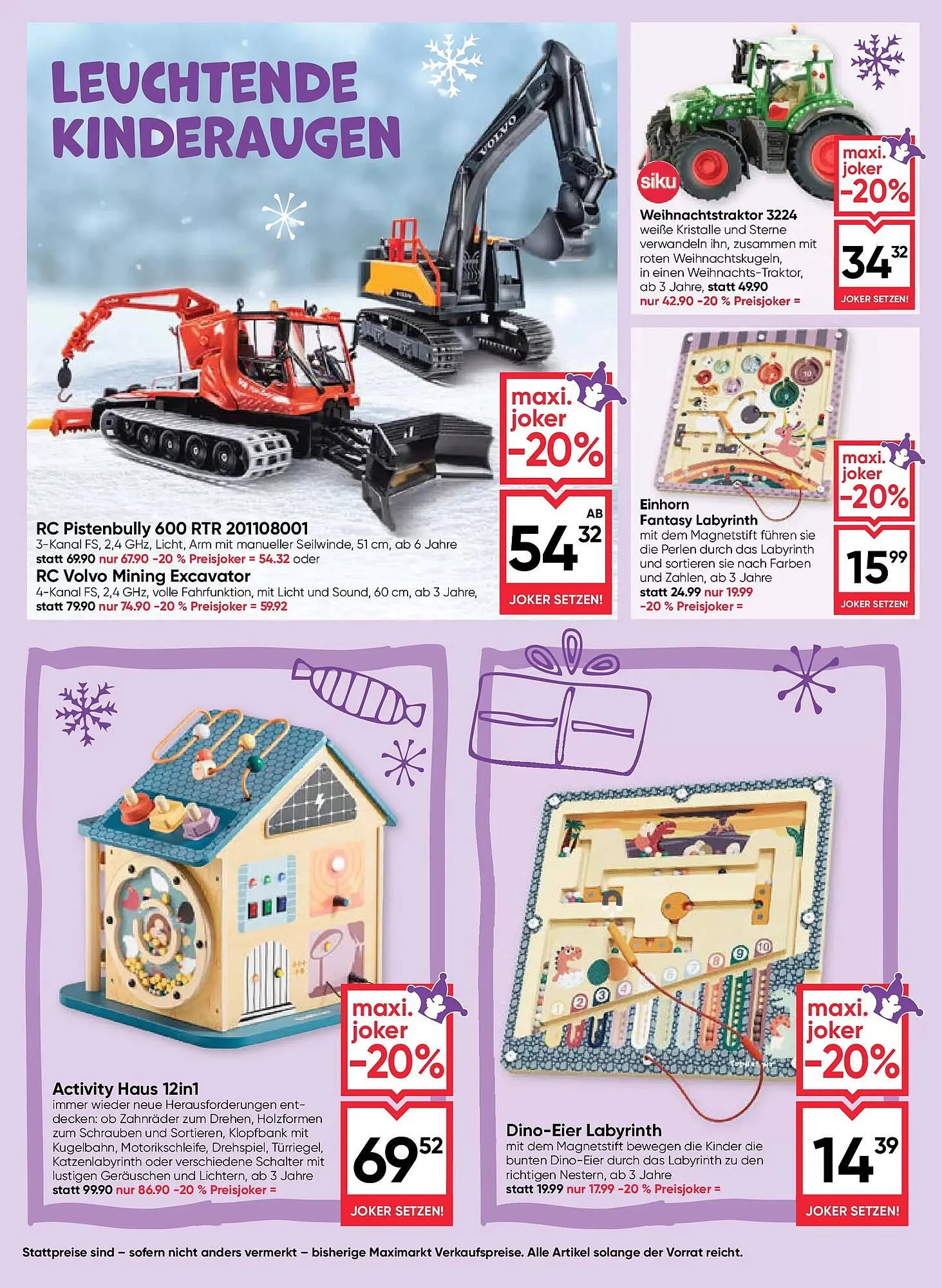 Maximarkt Flugblatt von 10. Dezember bis 17. Dezember 2025 - Flugblätt seite  22