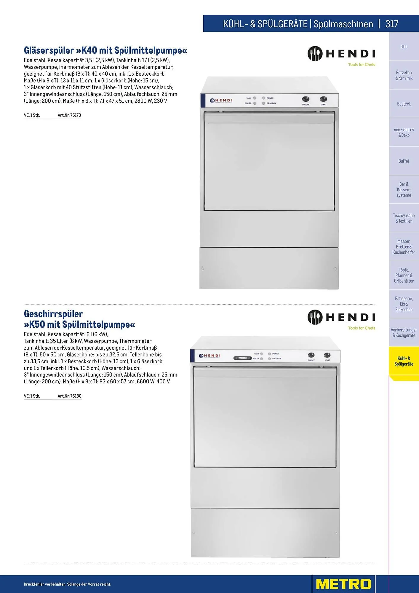 Metro Flugblatt von 25. März bis 31. Dezember 2026 - Flugblätt seite  317