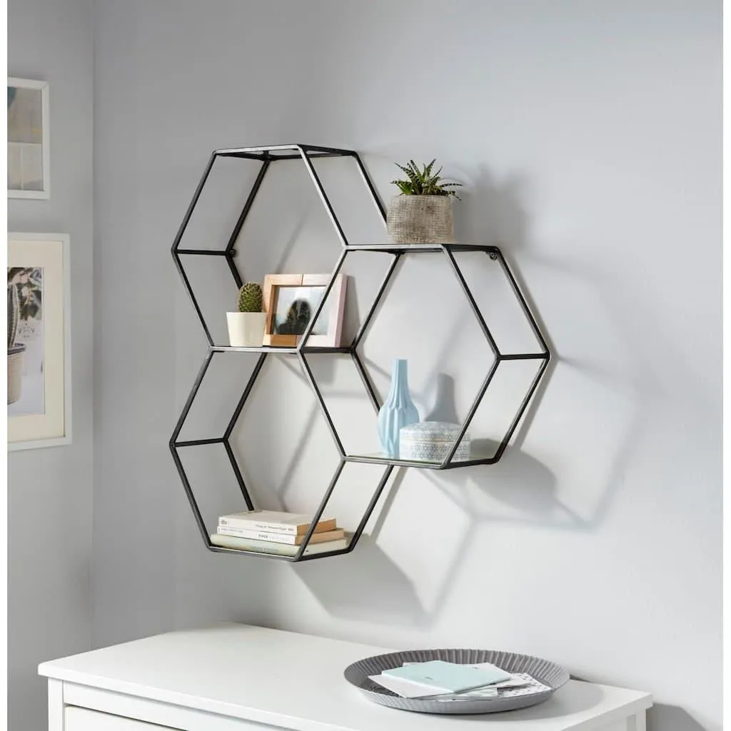 OTTO home Deko-Wandregal »Lenia« Elegant, Schwarz