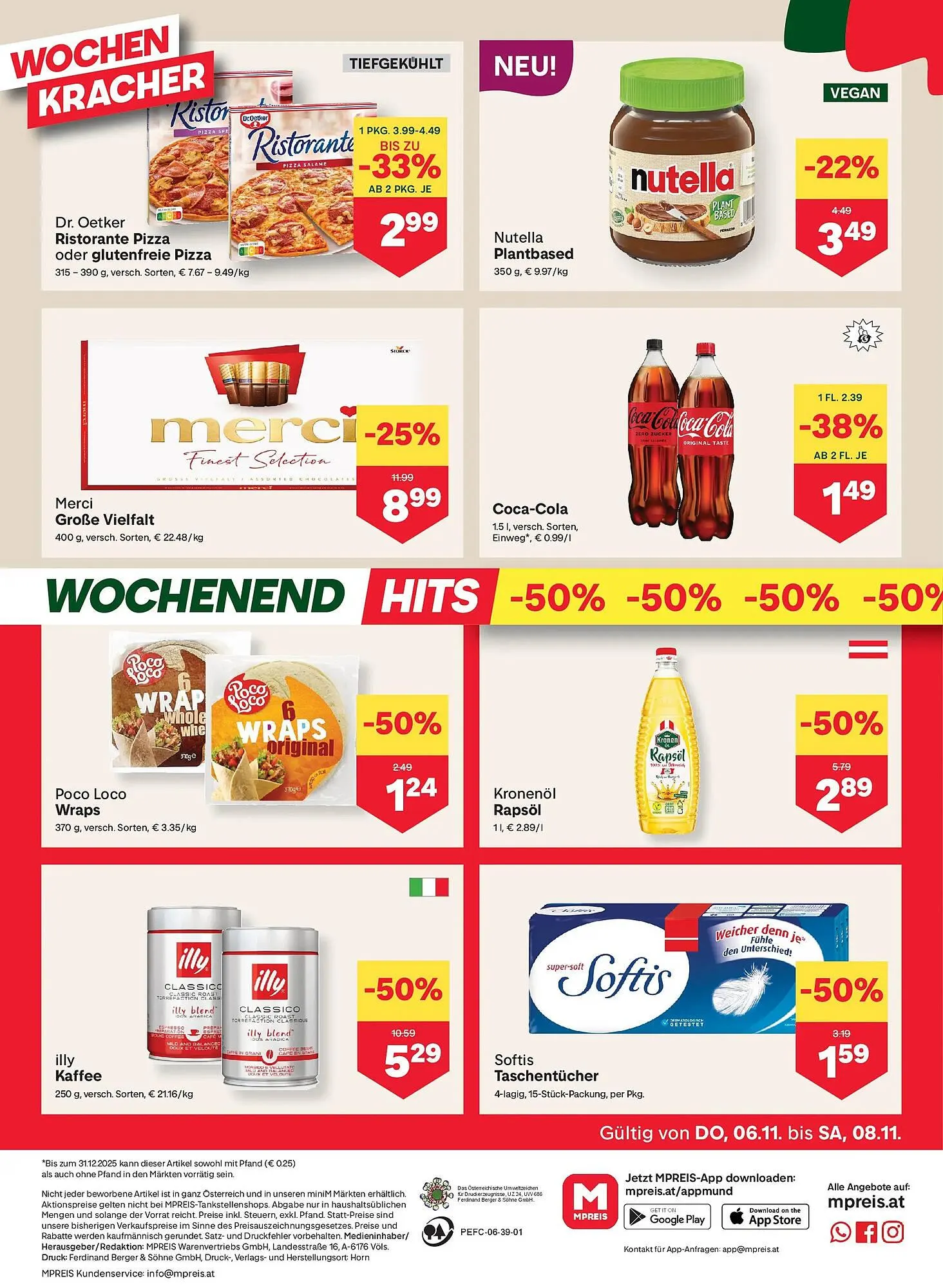 MPreis Flugblatt von 6. November bis 12. November 2025 - Flugblätt seite 12