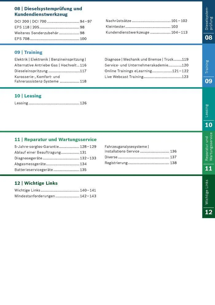 Werkstattausrüstung von Bosch von 21. Mai bis 31. Dezember 2024 - Flugblätt seite 5