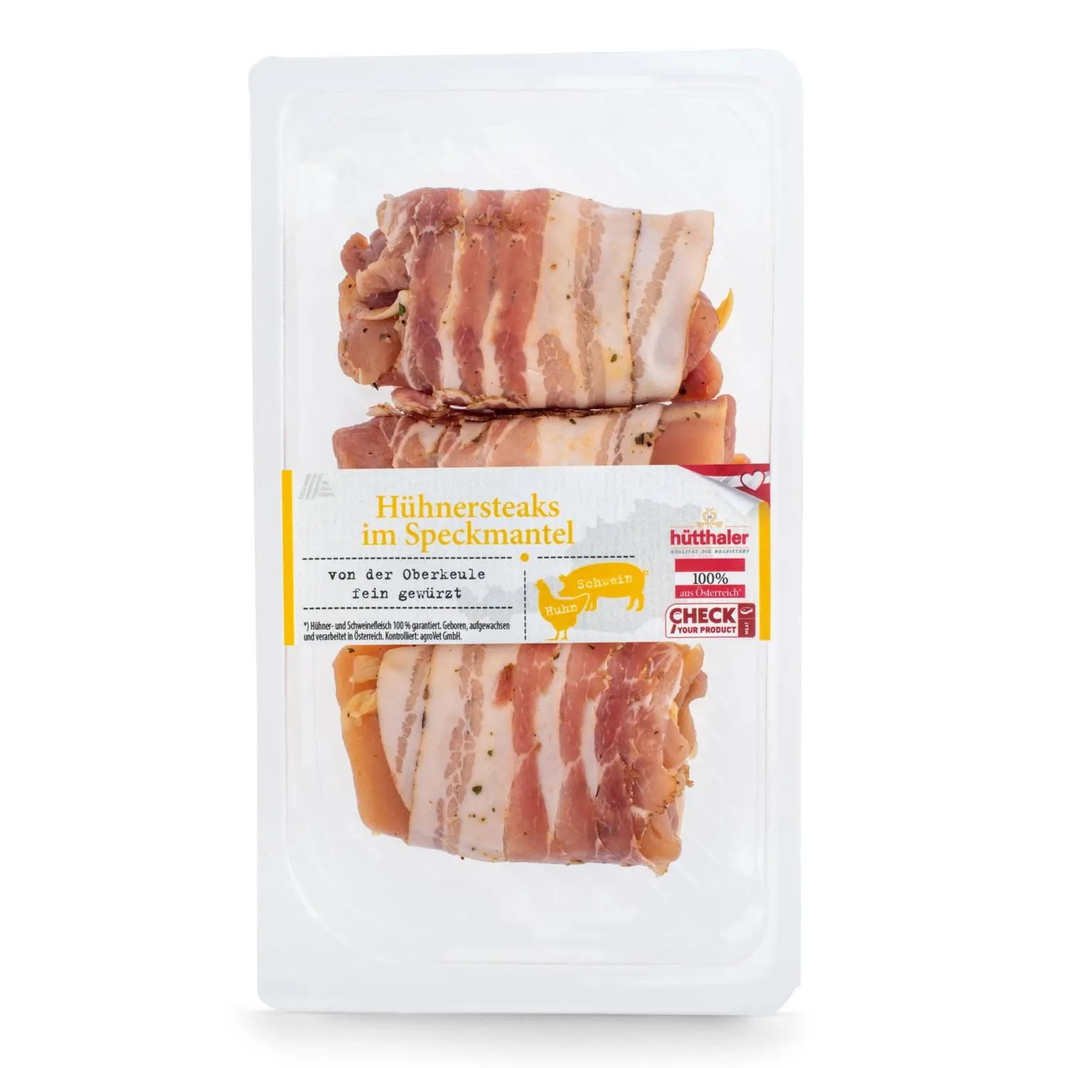 GENUSS 100% AUS ÖSTERREICH Delikatessen im Speckmantel, Huhn