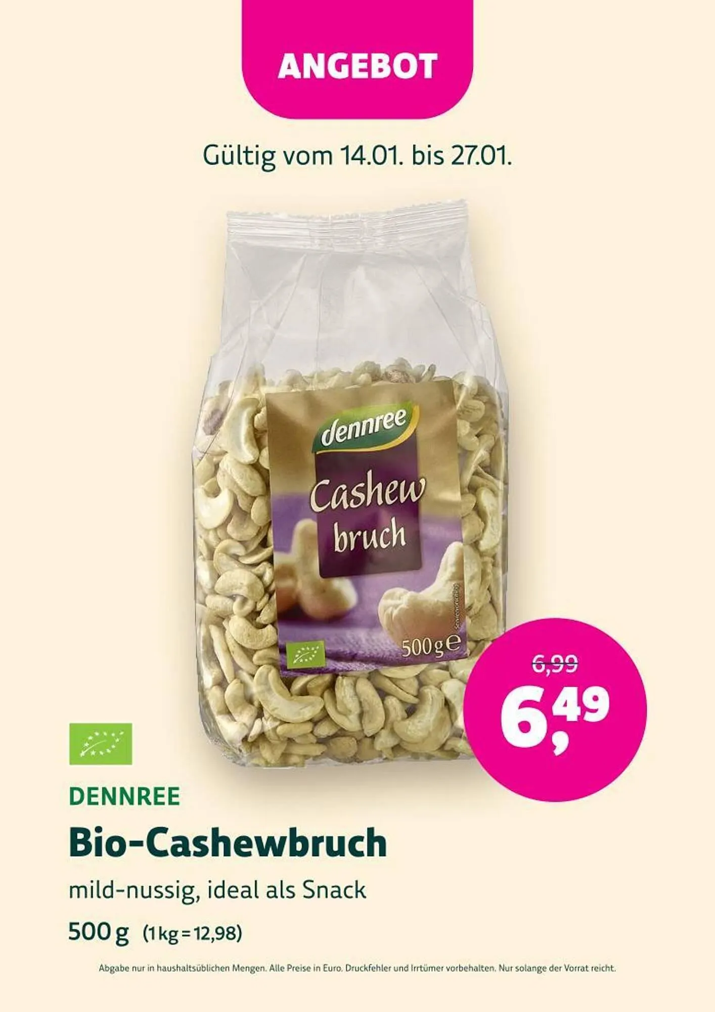 Denn's Biomarkt Flugblatt von 14. Jänner bis 27. Jänner 2026 - Flugblätt seite  91