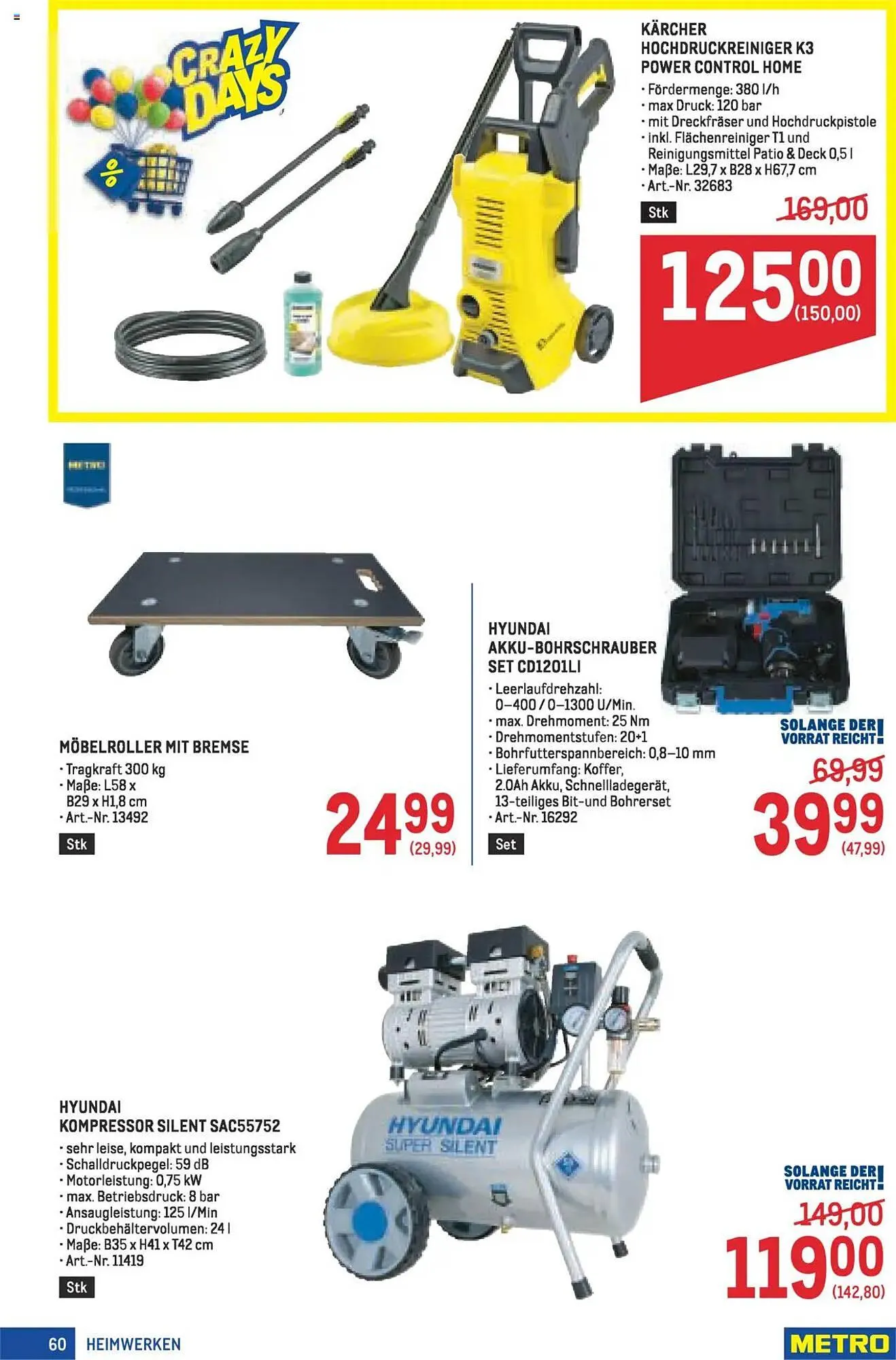 Metro Flugblatt von 16. Oktober bis 29. Oktober 2025 - Flugblätt seite  60