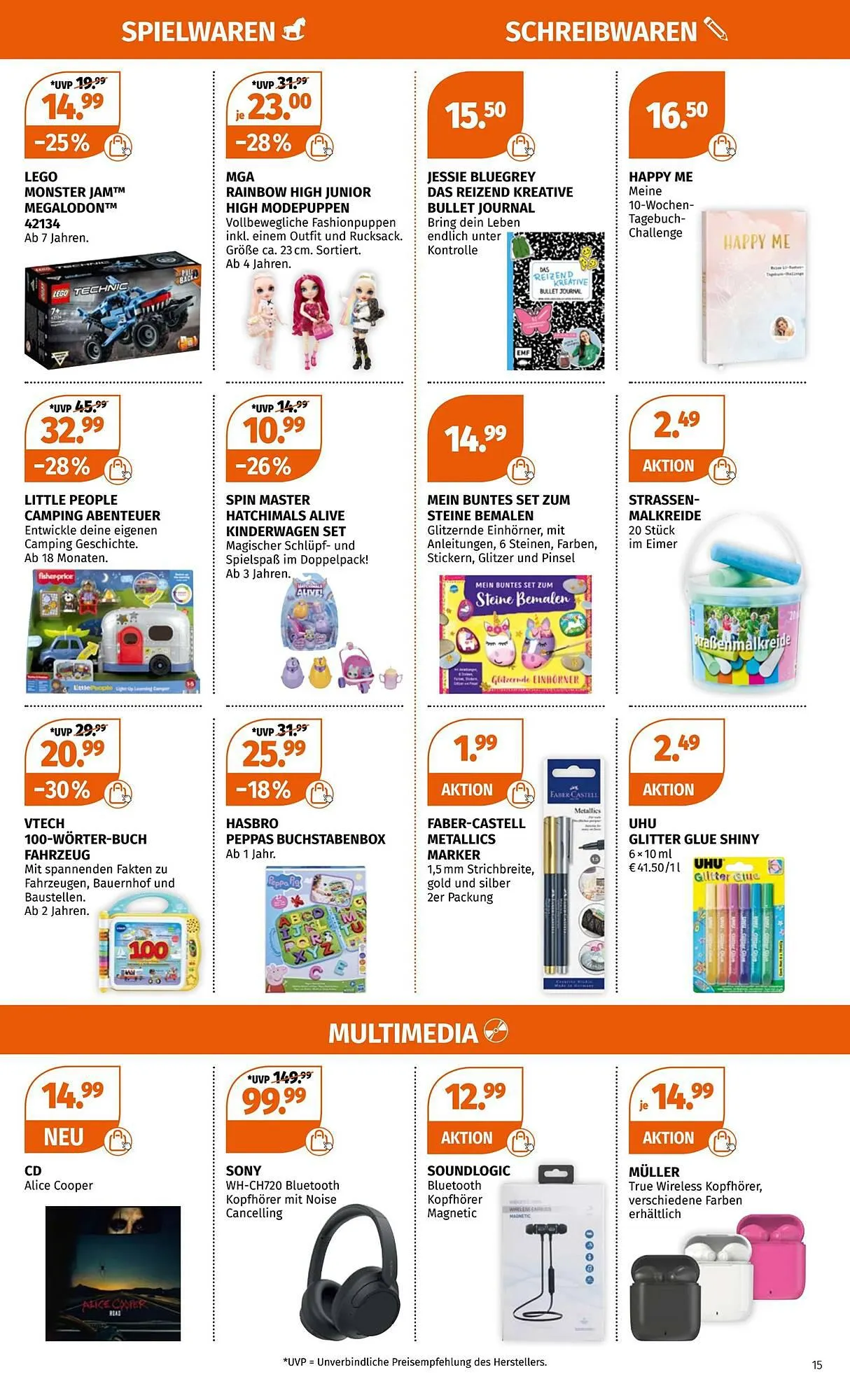 Müller Flugblatt von 3. September bis 9. September 2023 - Flugblätt seite 15