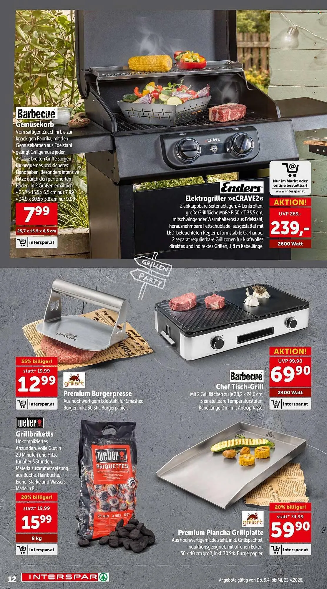 Interspar Flugblatt von 9. April bis 22. April 2026 - Flugblätt seite  12