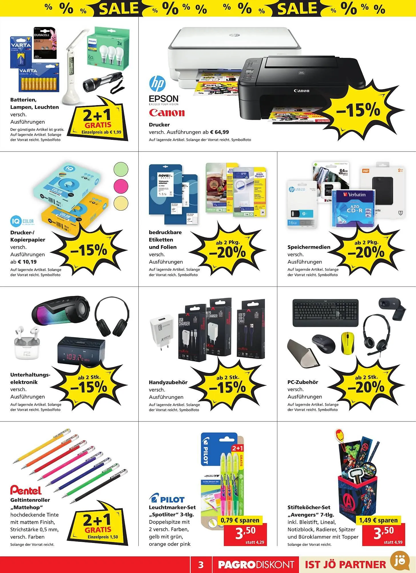 Pagro Diskont Flugblatt von 30. Jänner bis 5. Februar 2025 - Flugblätt seite  3