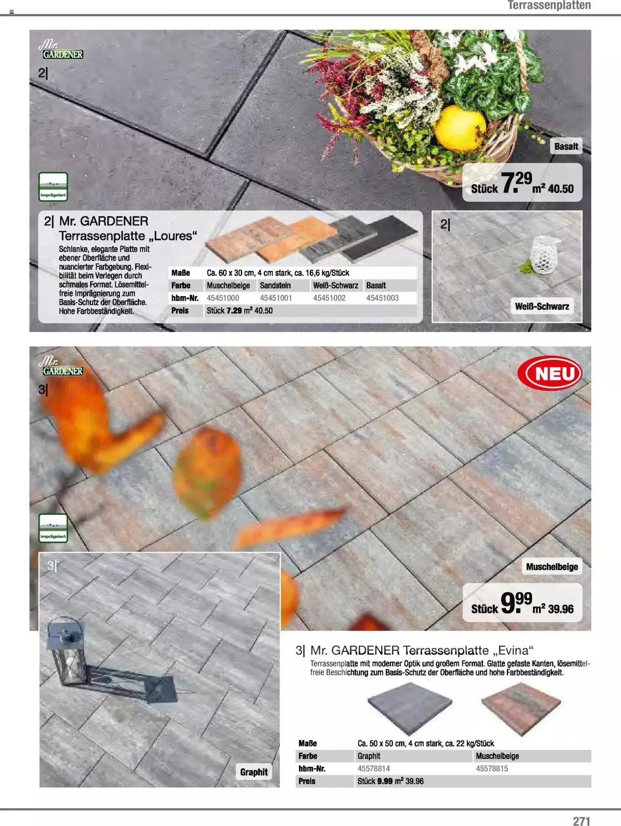 Hagebau Gartenjahr 2023 von 7. März bis 31. Dezember 2023 - Flugblätt seite  271