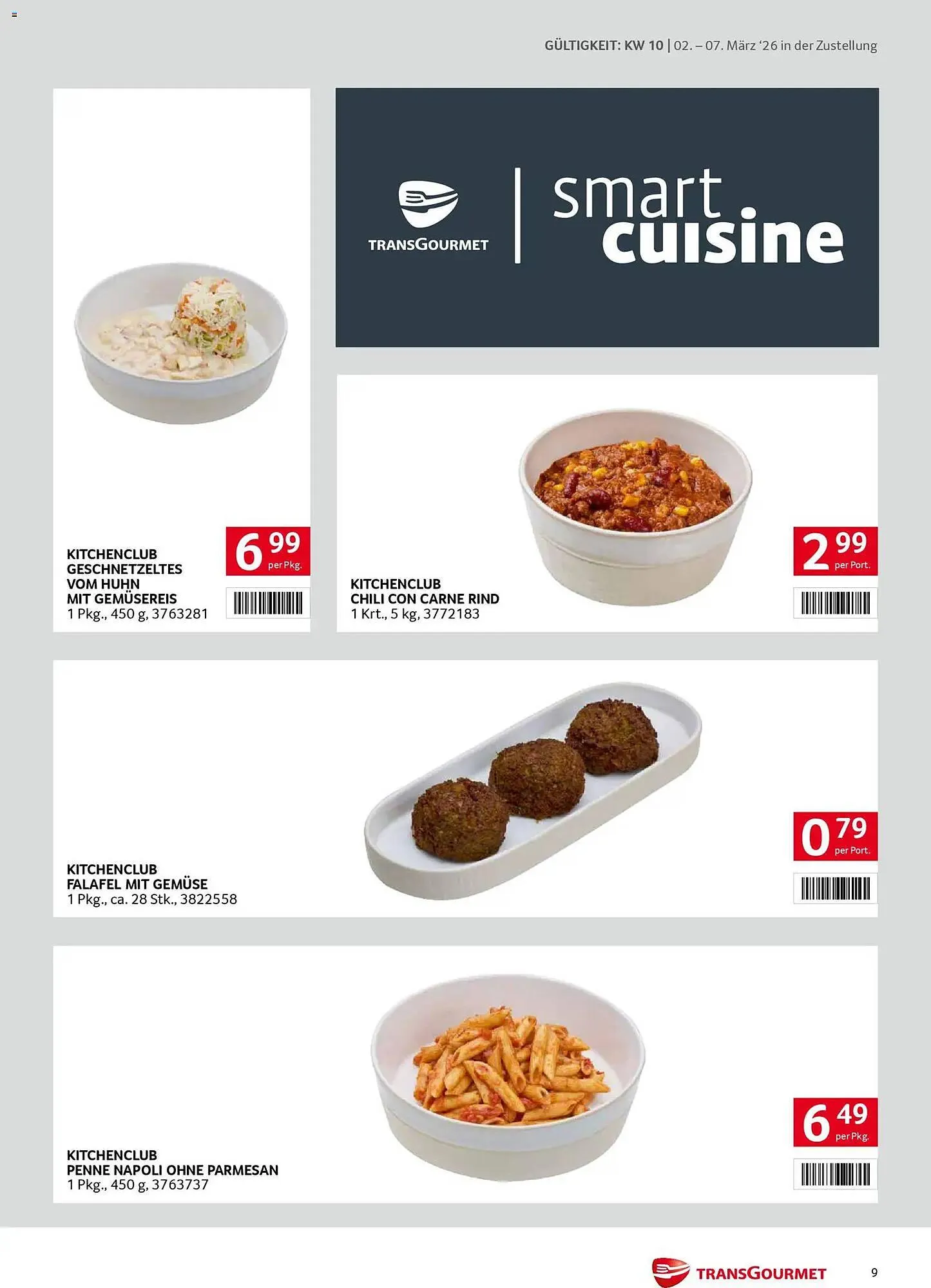 Transgourmet Flugblatt von 2. März bis 7. März 2026 - Flugblätt seite 9